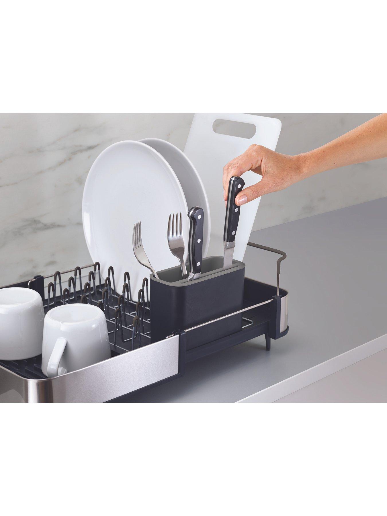 Image 3 of 4 of Joseph Joseph Extend Steel Dish Rack - Grey