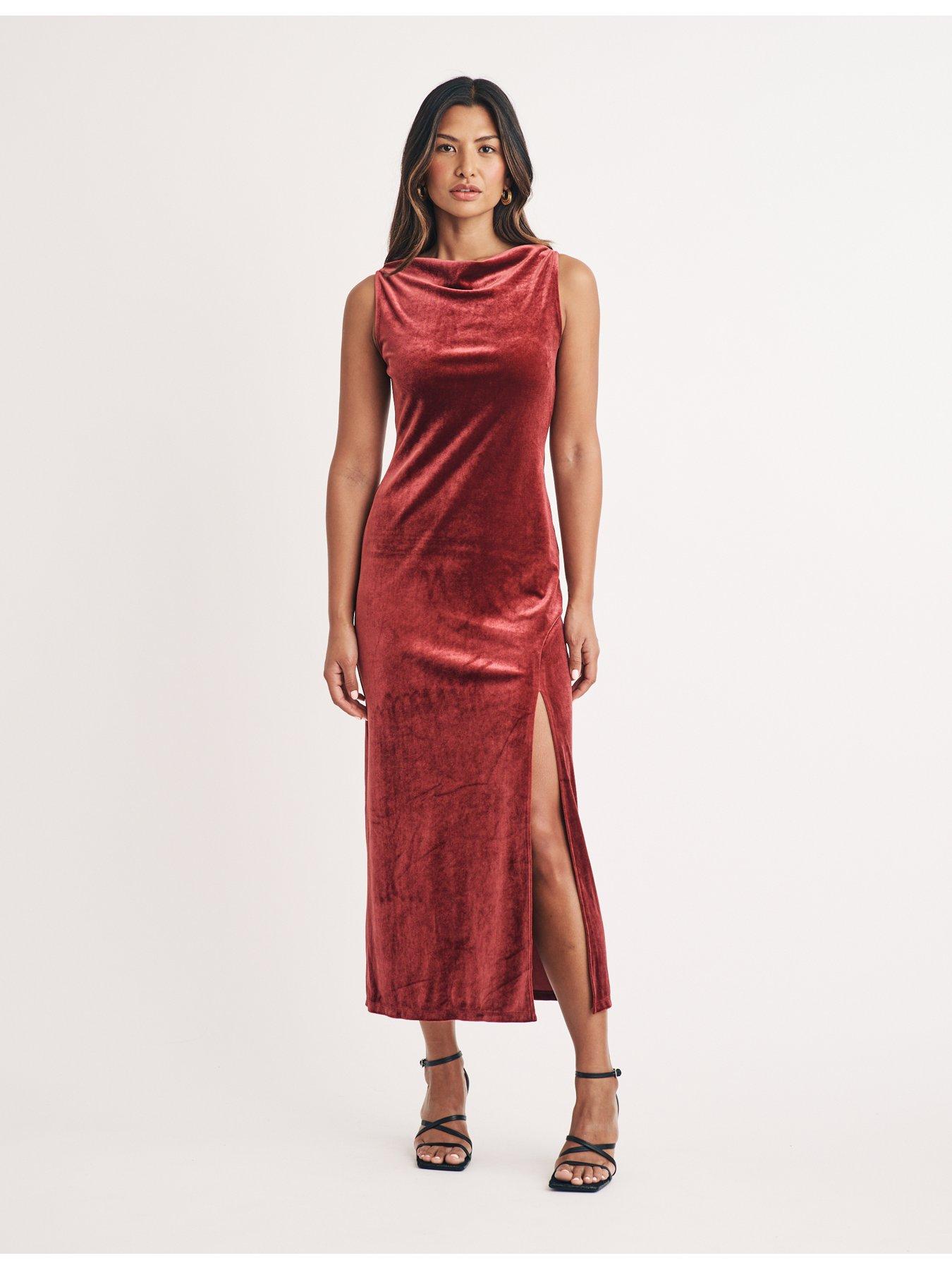 nobodys-child-jersey-velvet-camille-midi-dress-redoutfit