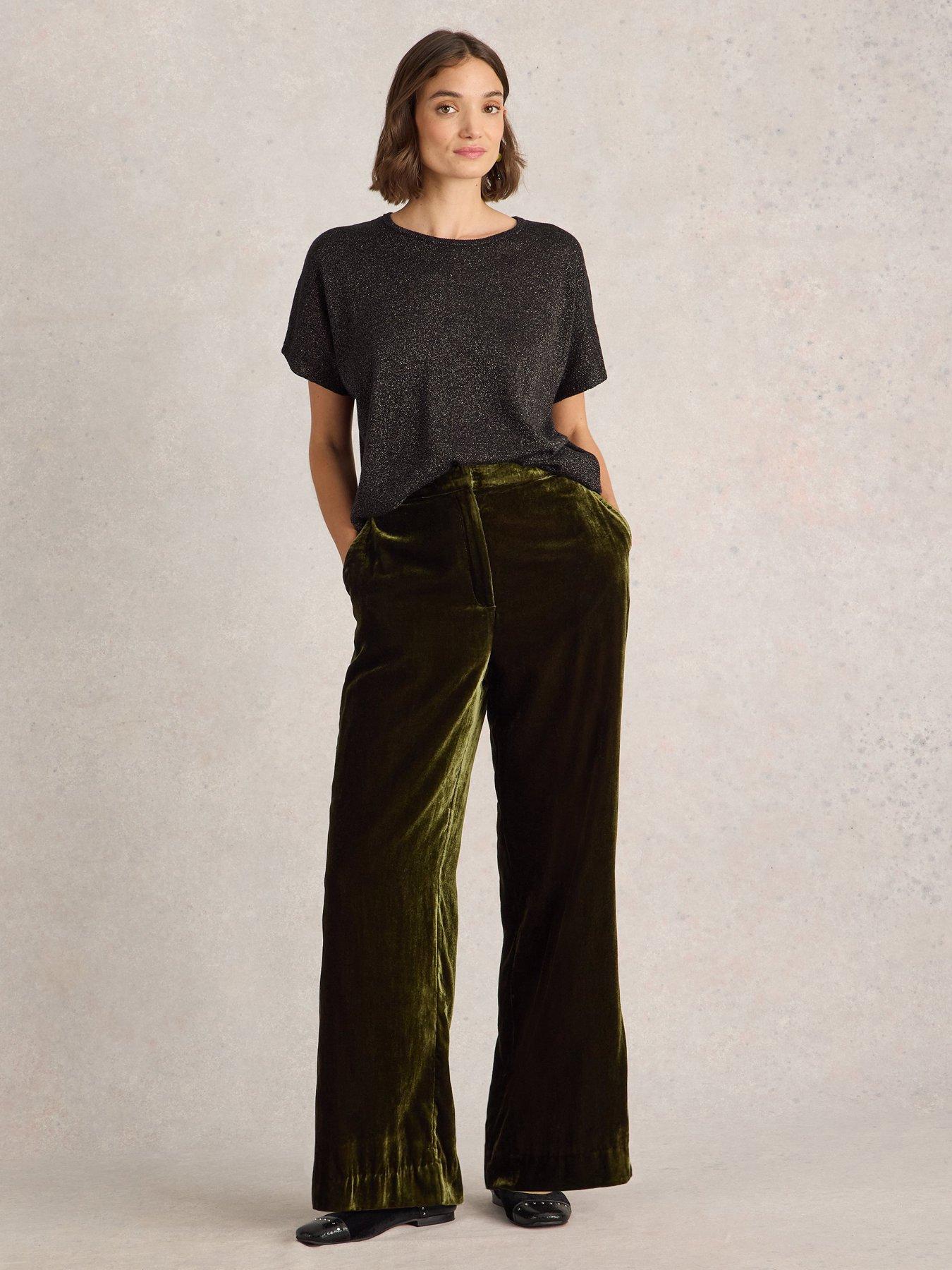 white-stuff-belle-wide-leg-velvet-trouser-green