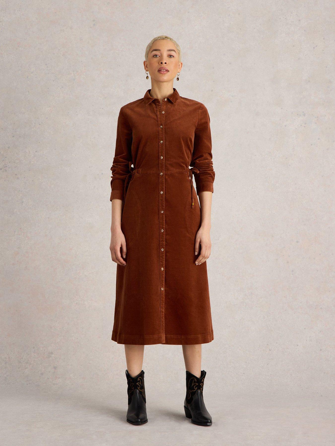 white-stuff-jade-cord-shirt-dress-brownfront