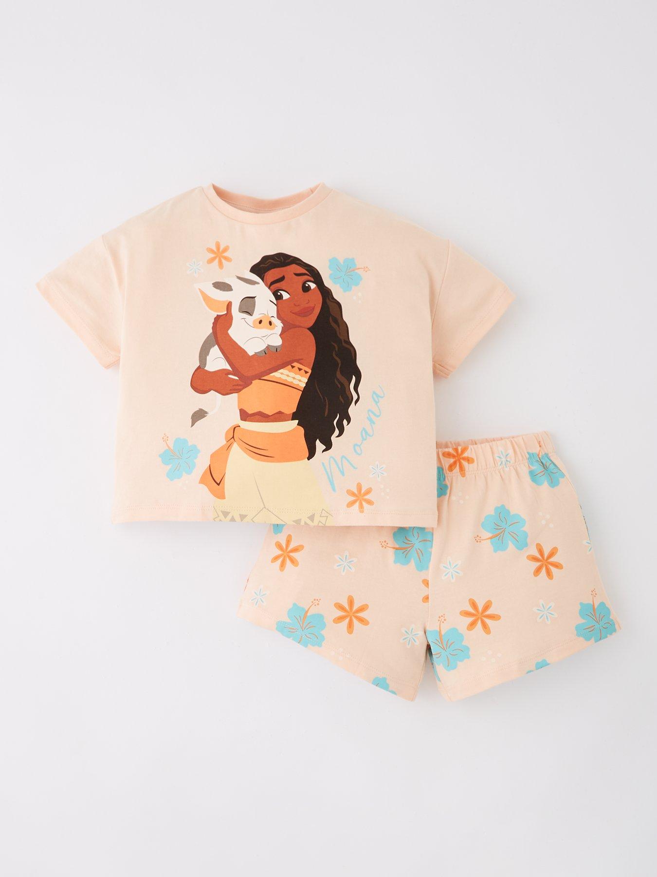 Image 1 of 4 of Disney Moana Shortie Pyjama Set - Multi