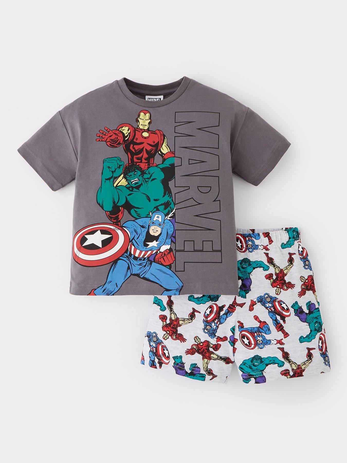 marvel-shorts-pyjama-set-multi