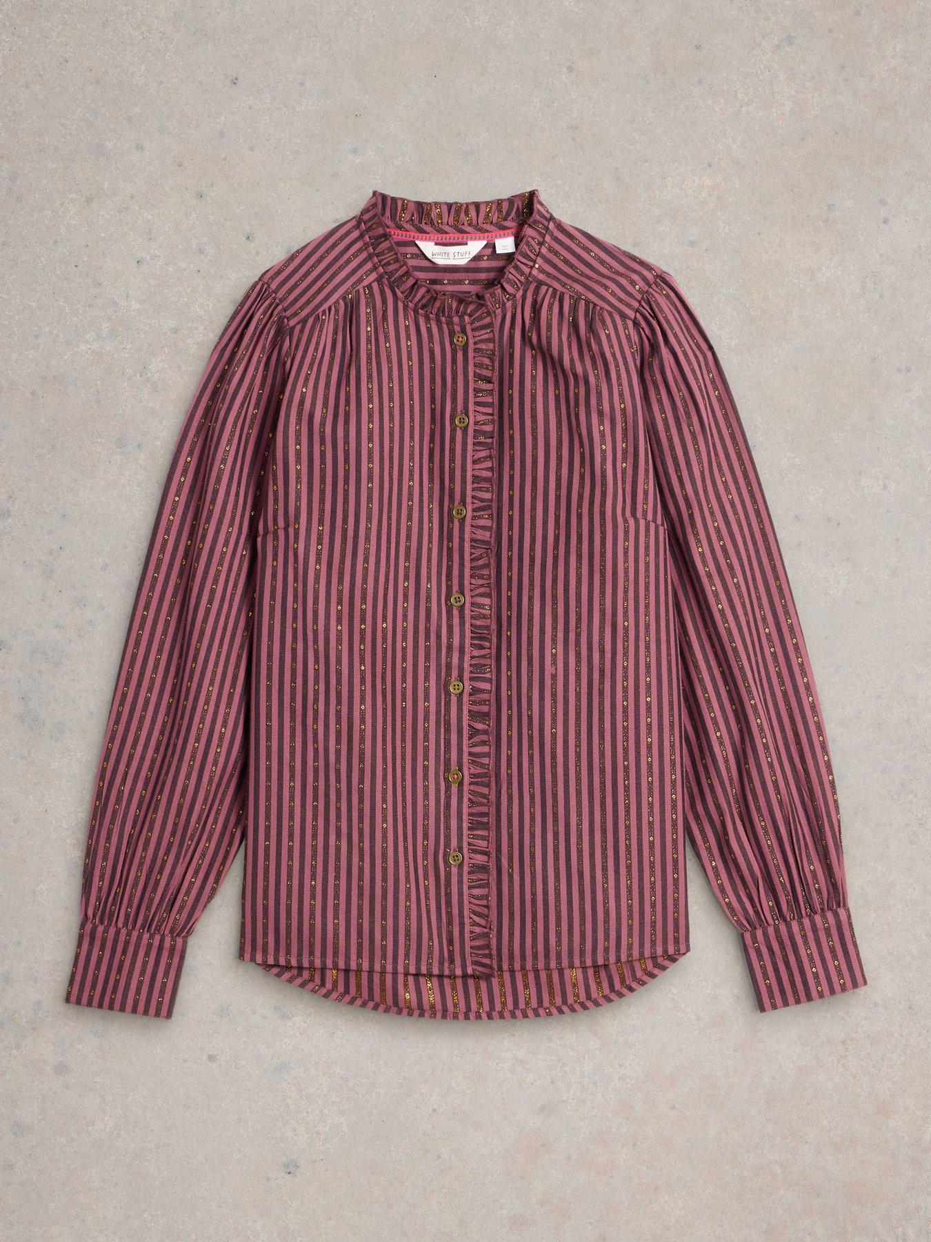 white-stuff-aster-metallic-stripe-shirt-redoutfit