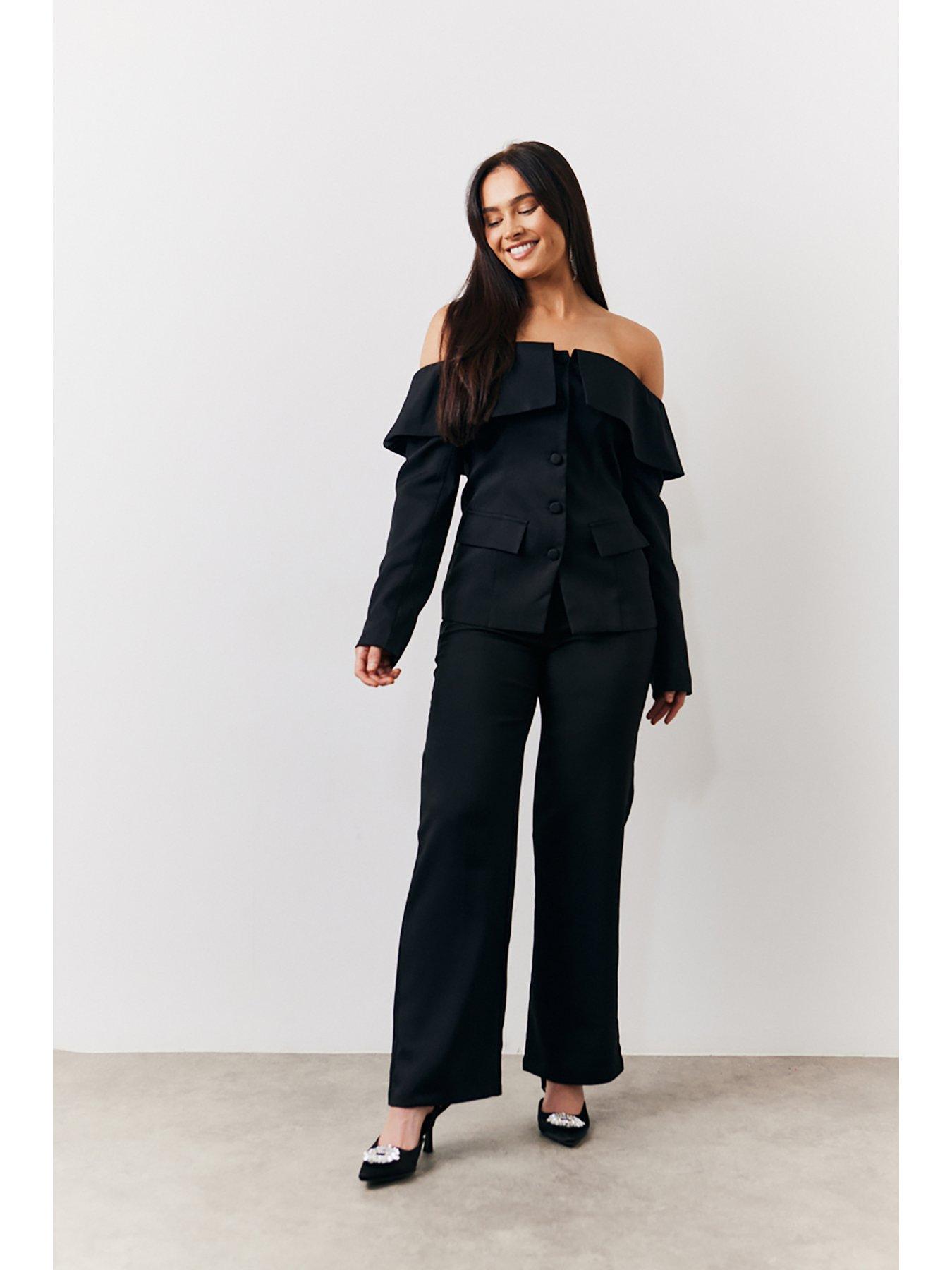 in-the-style-hannah-brown-tailored-trouser-blackoutfit