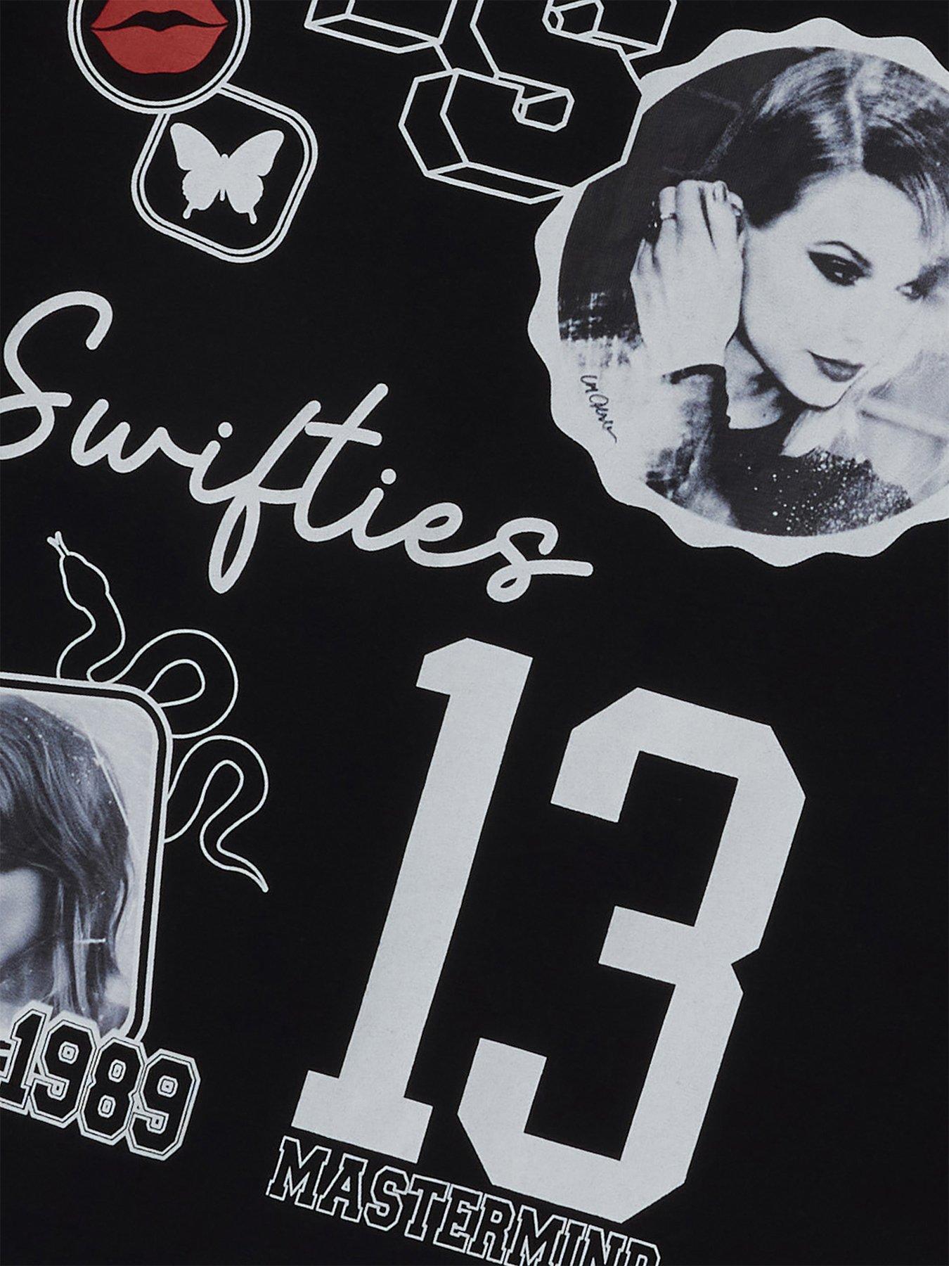 Image 5 of 5 of Name It Girls Swiftie Eras Short Sleeve Tshirt - Black