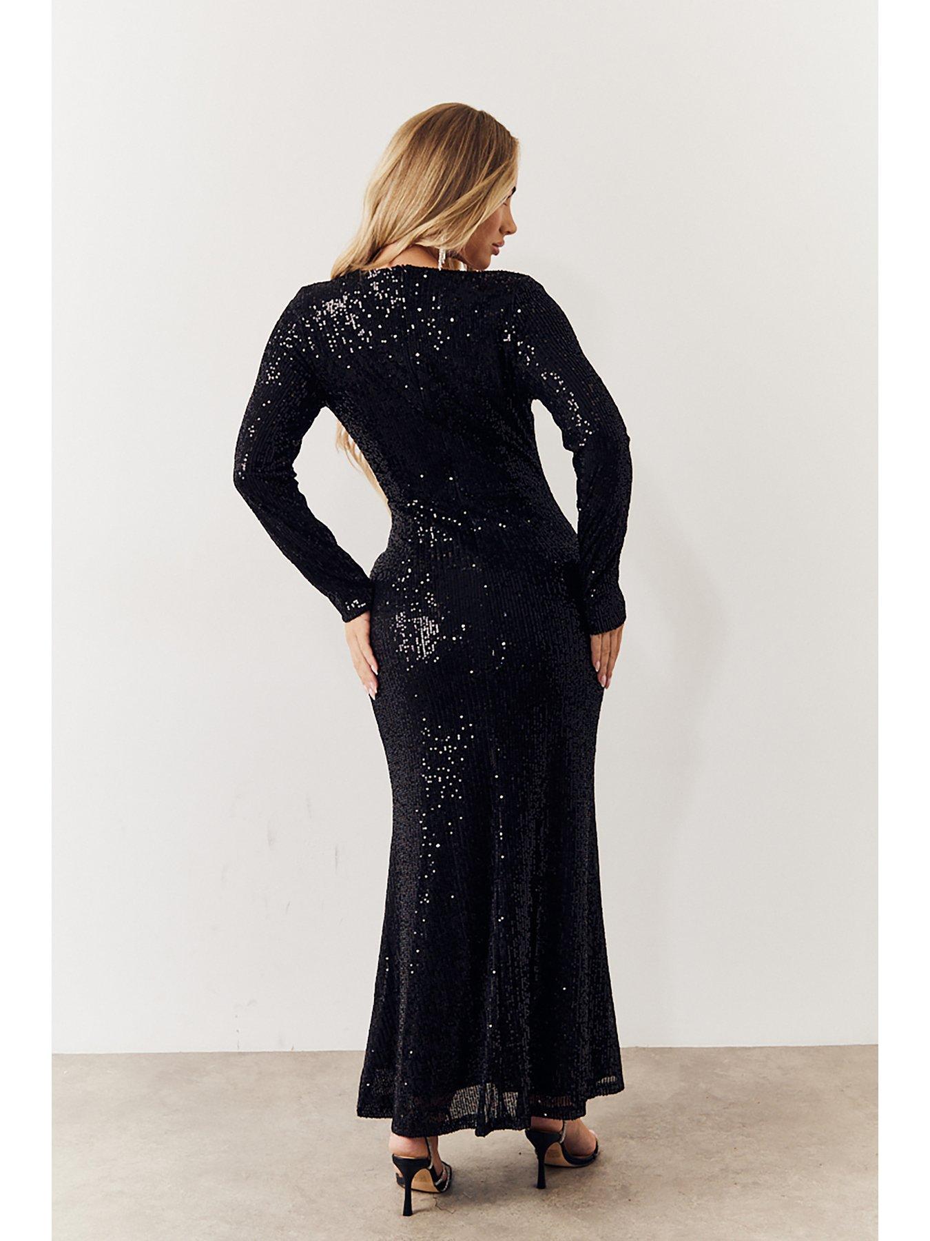 in-the-style-perrie-sian-long-sleeve-maxi-sequin-dress-blackback