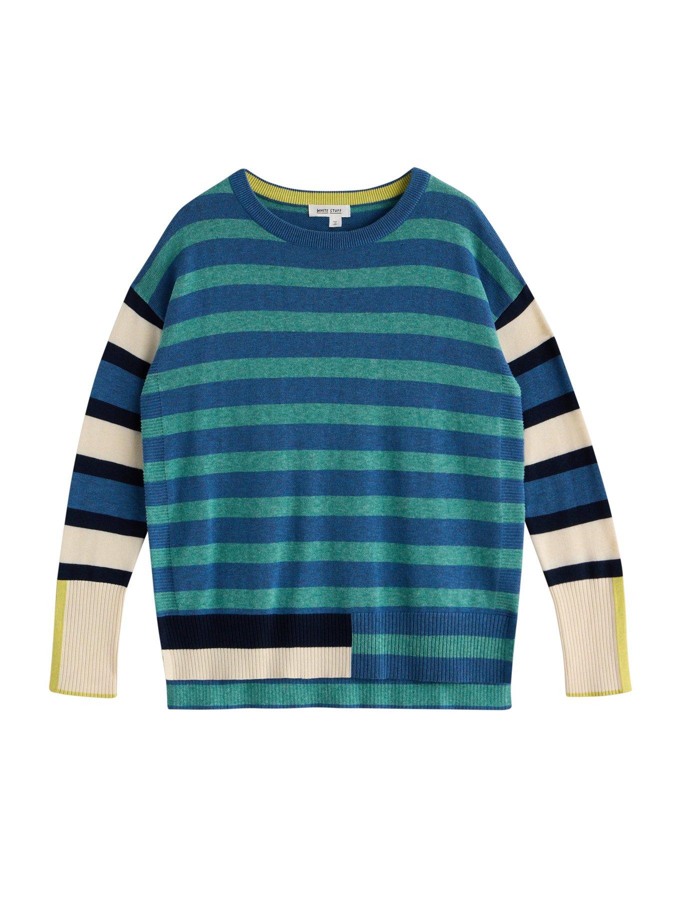 white-stuff-olive-stripe-jumper-blueoutfit