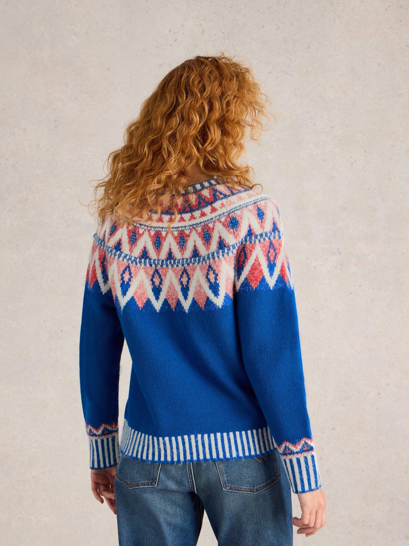 Sapphire Fairisle Jumper Blue