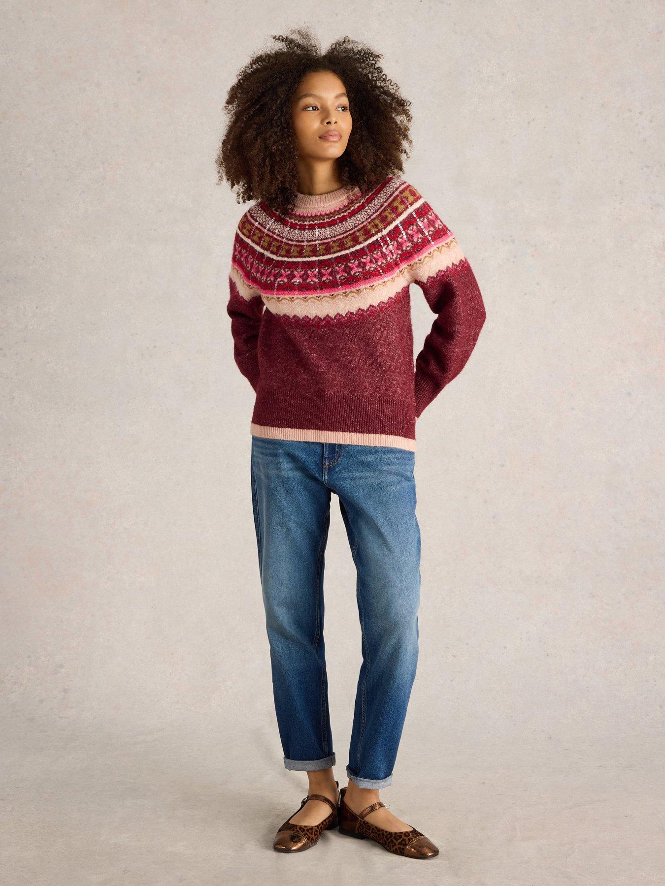 white-stuff-frosted-fairisle-jumper-redfront