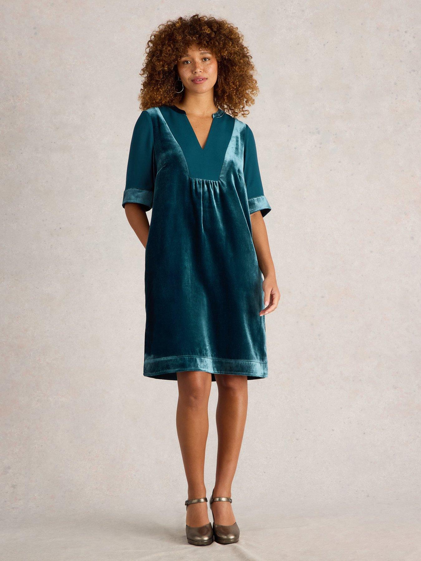 white-stuff-ash-velvet-mix-dress-greenfront