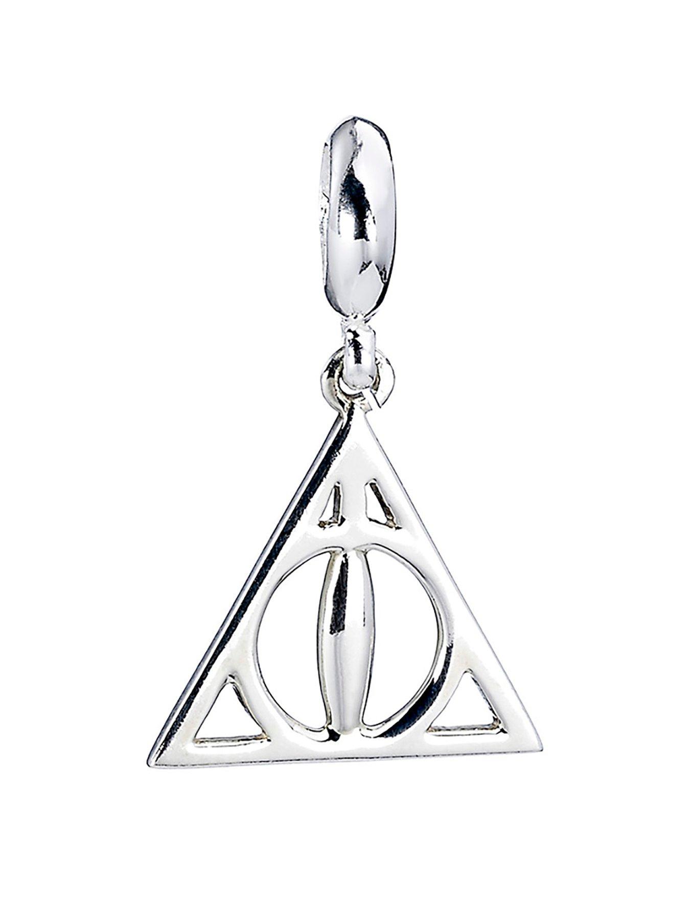 undefined Harry Potter Sterling Silver Deathly Hallows Slider Charm