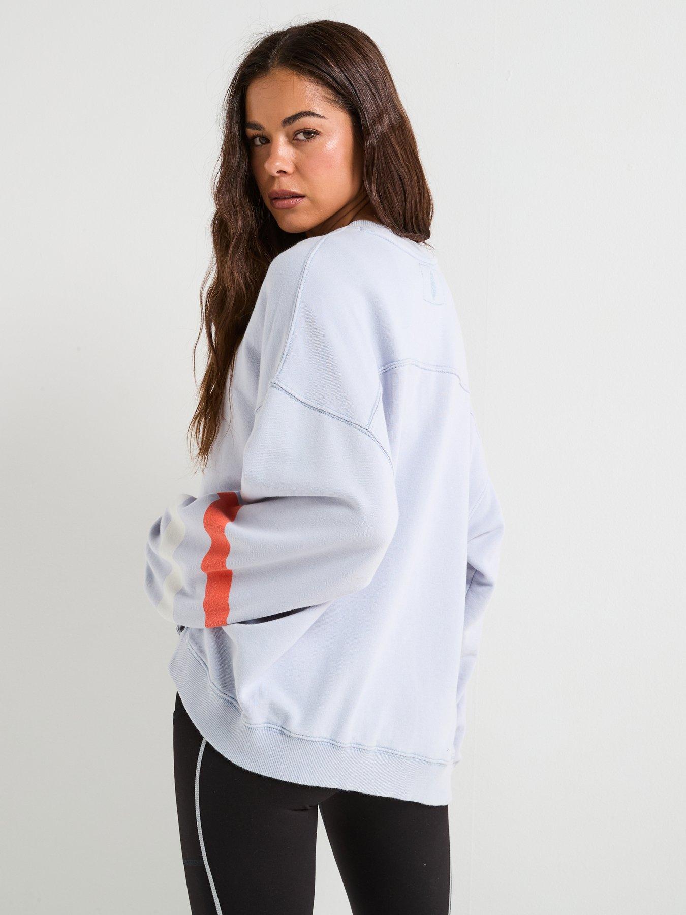 Image 2 of 6 of FP Movement Womens Training All Star Logo Crew Sweat - Purple