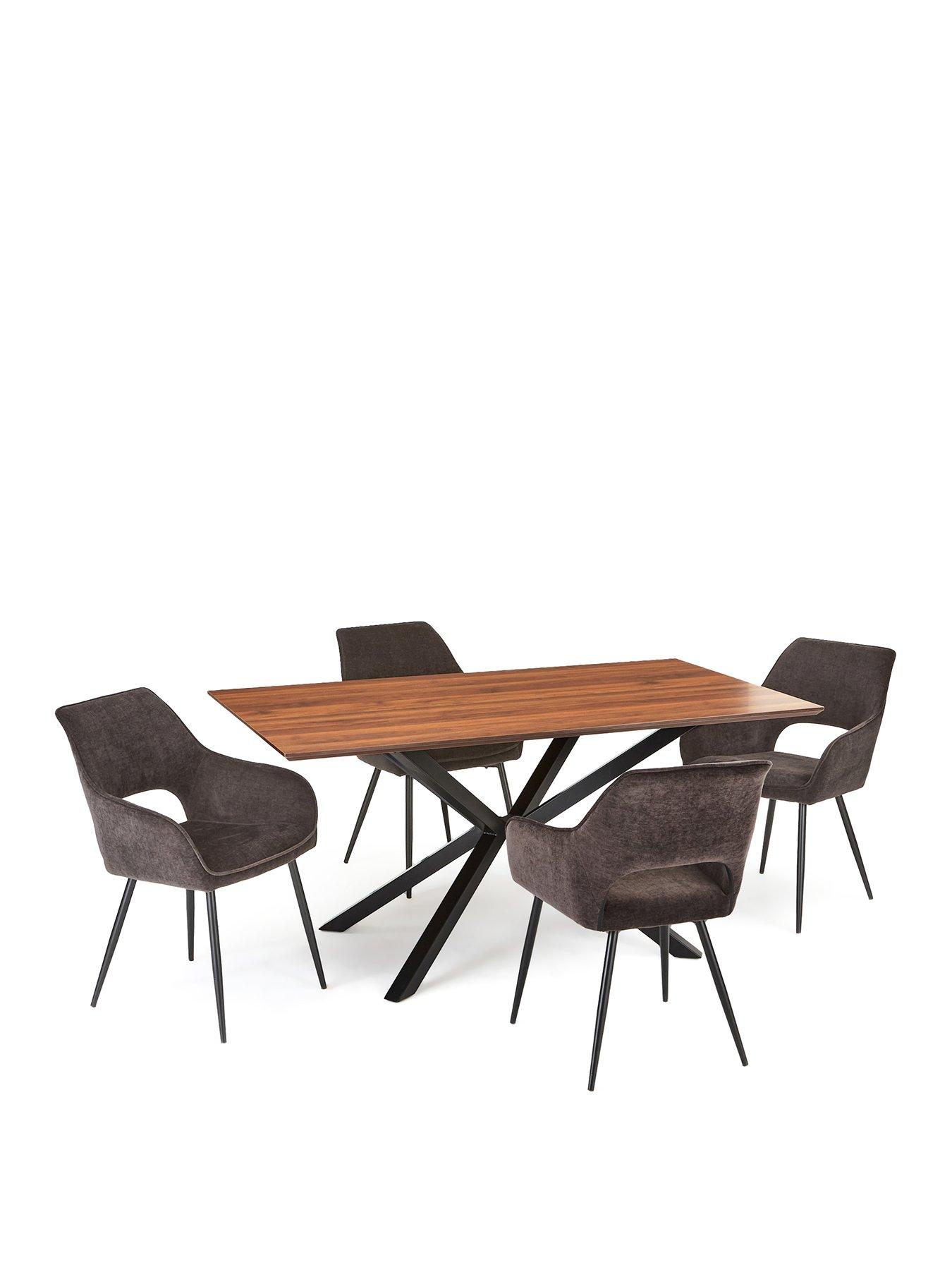 very-home-chopstick-160cm-rectangle-wood-top-table-4-sheldon-charcoal-dining-chairsstillFront