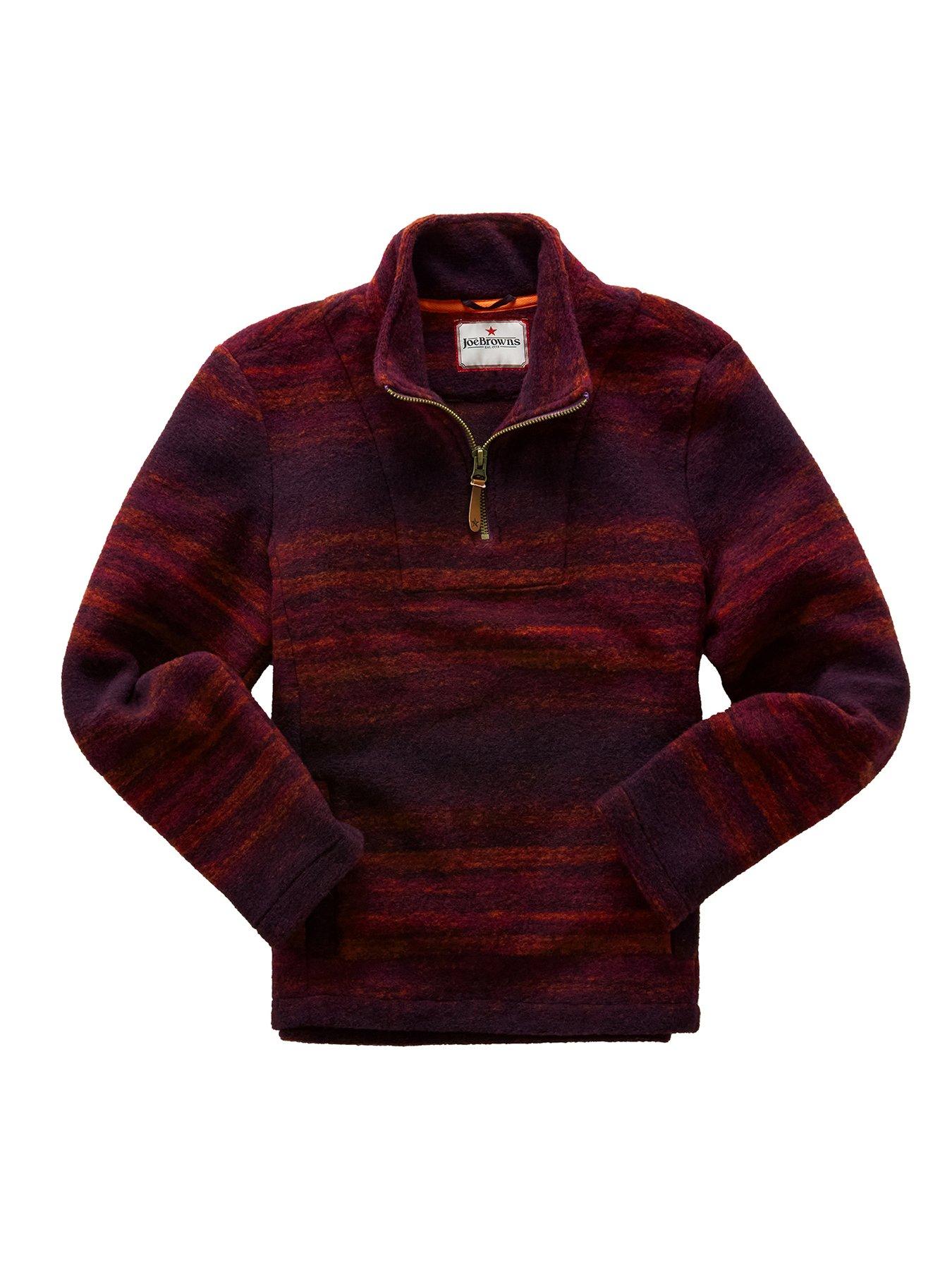 Image 5 of 5 of Joe Browns Striped Funnel Neck Sweatshirt - Dark Purple