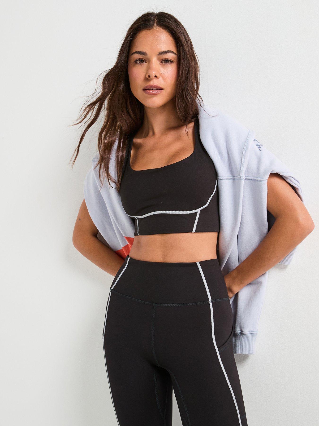 FP Movement Womens Training You'Re A Peach Bra - Black