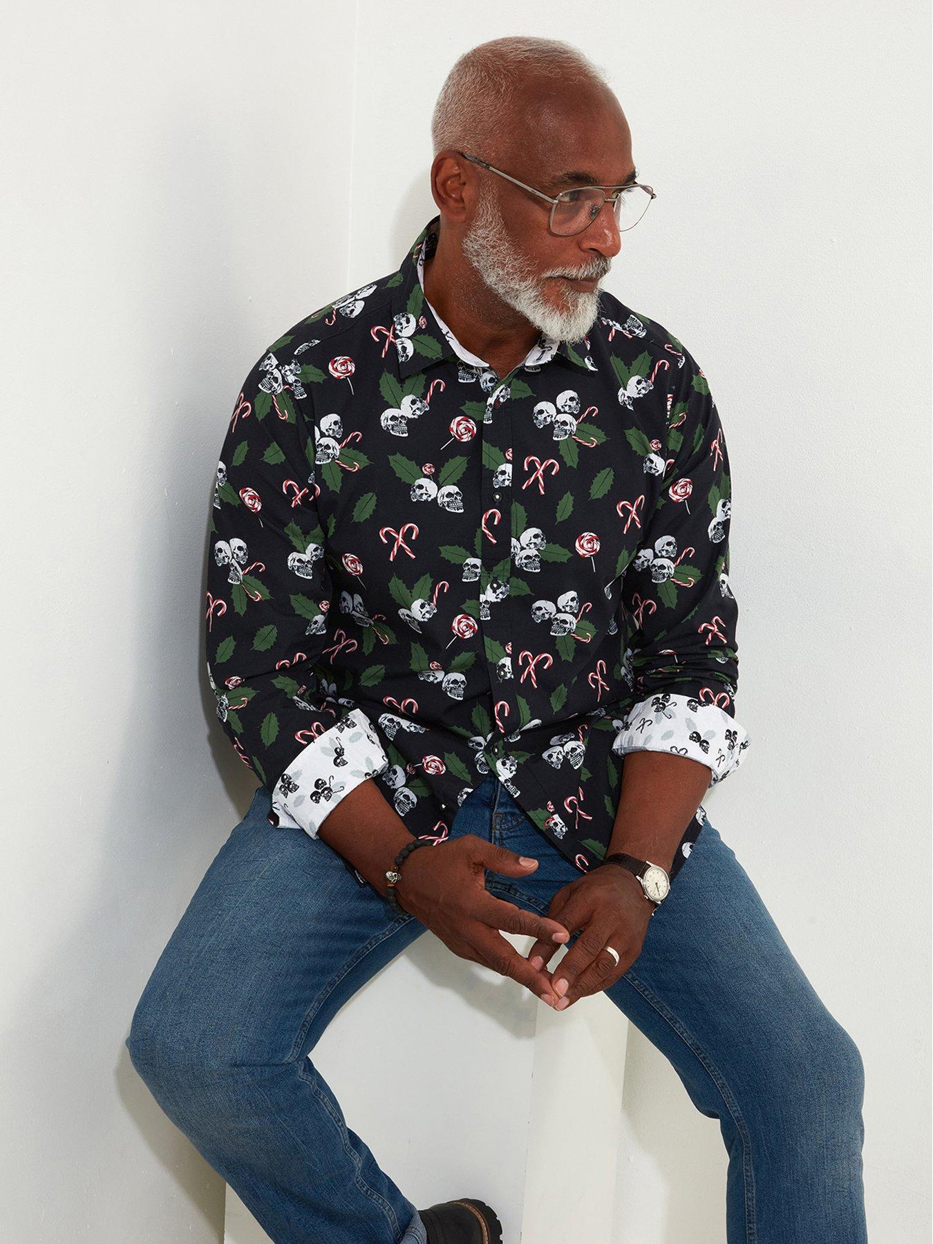 joe-browns-grungy-festive-shirt-blackfront