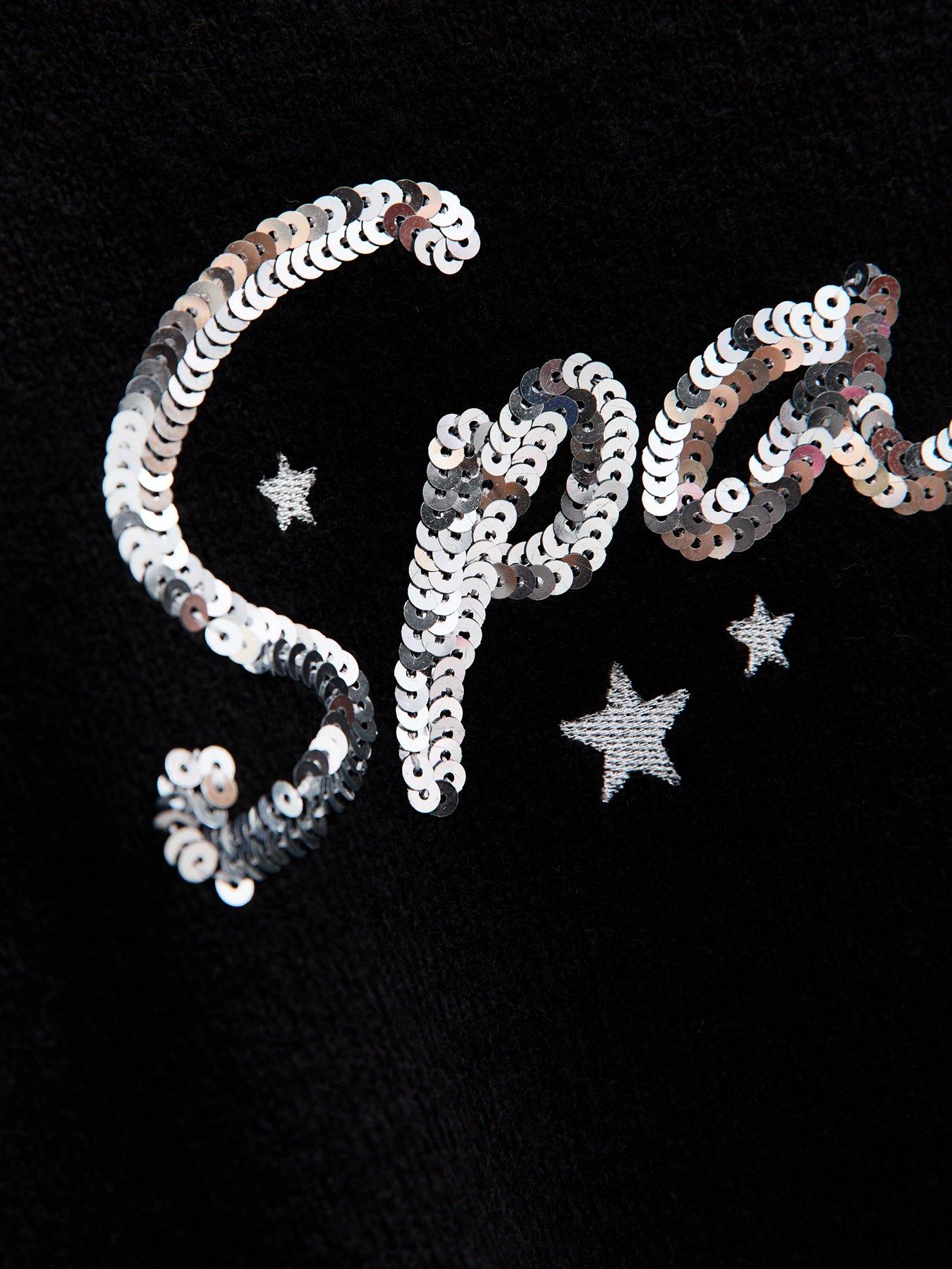 new-look-christmas-sequin-sparkle-jumper-blackdetail