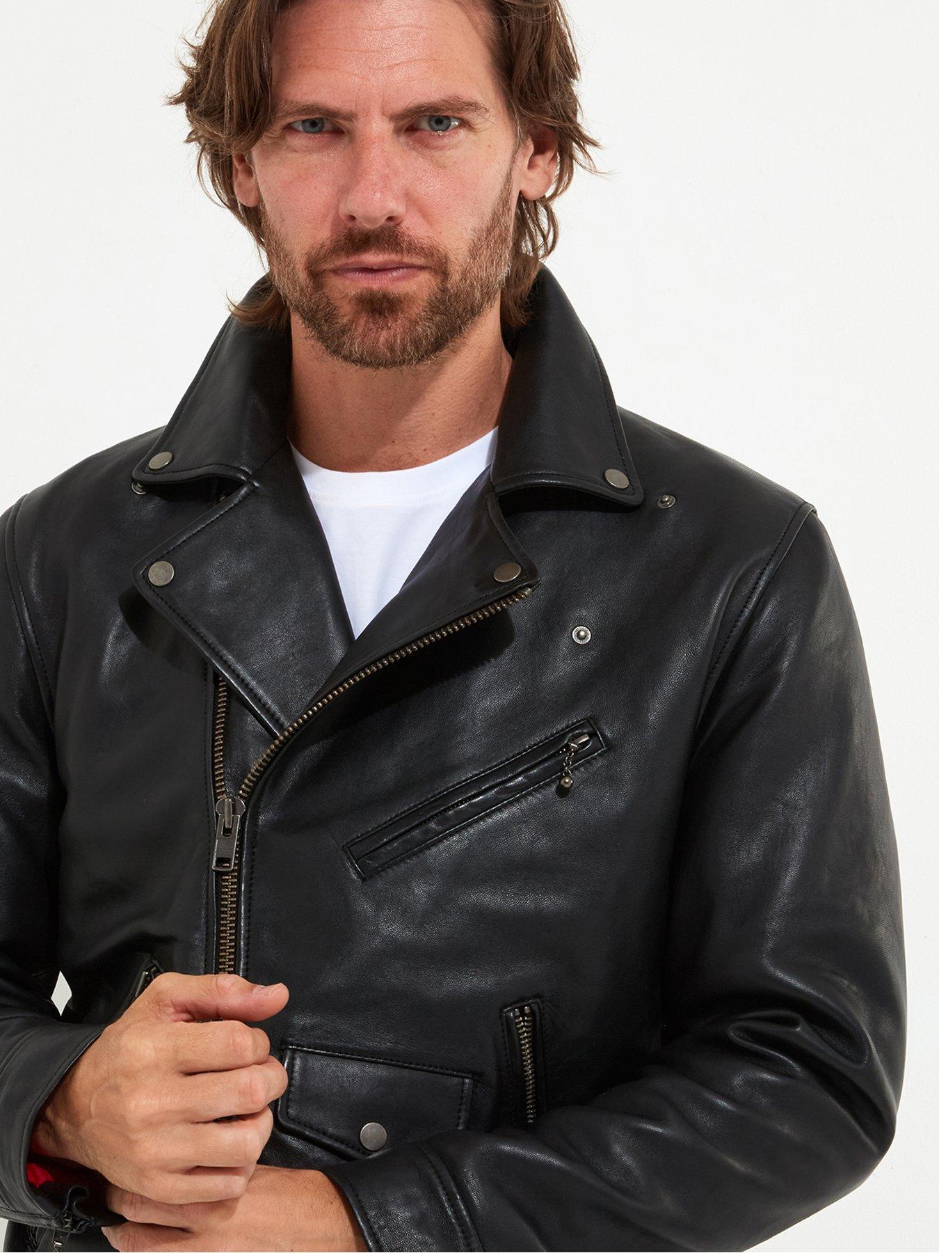 Lyla leather biker jacket best sale