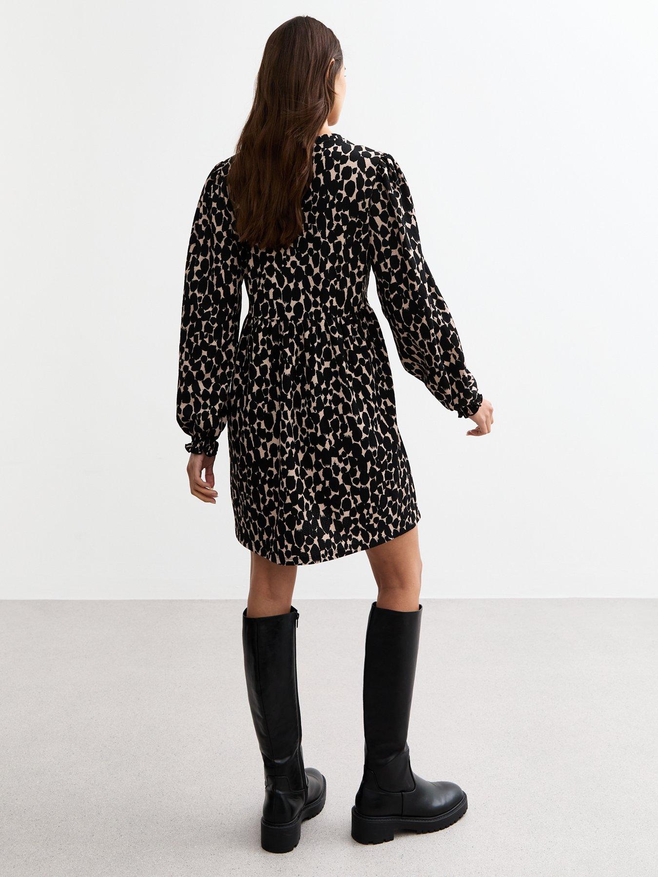 new-look-patterned-smock-jersey-dress-blackstillFront