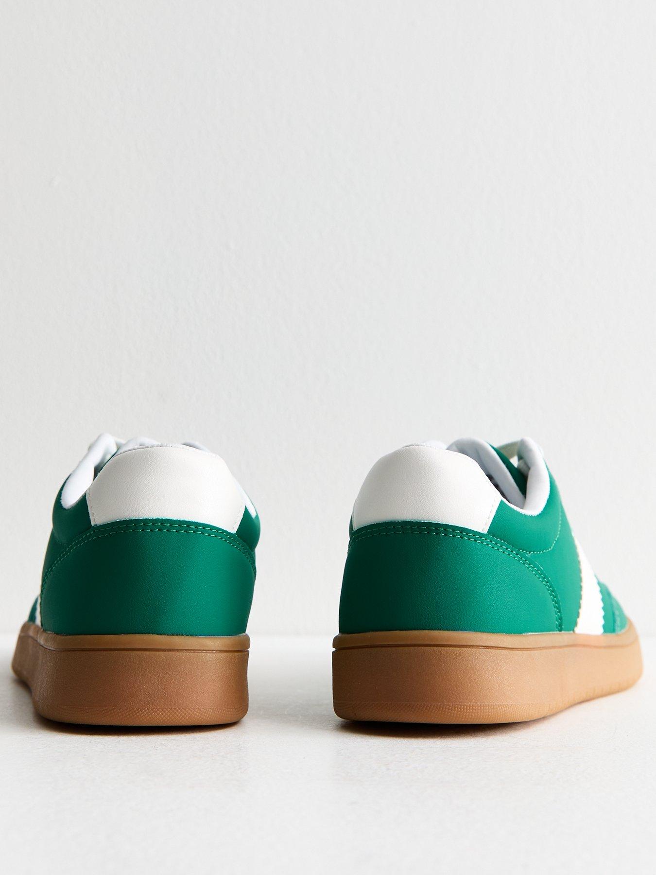 new-look-side-stripe-lace-up-trainers-greenback