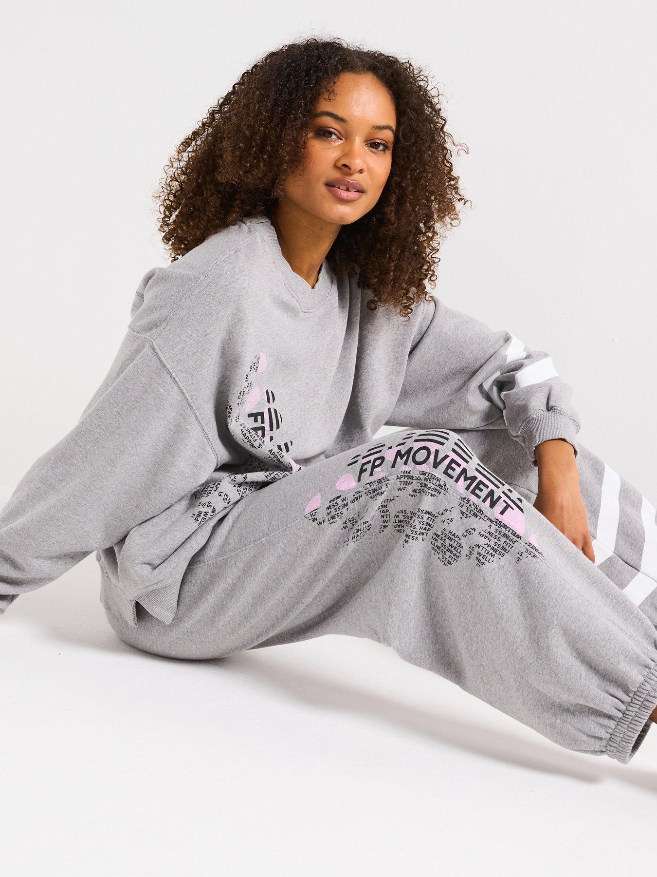 Image 4 of 6 of FP Movement Womens Training All Star Logo Joggers - Grey