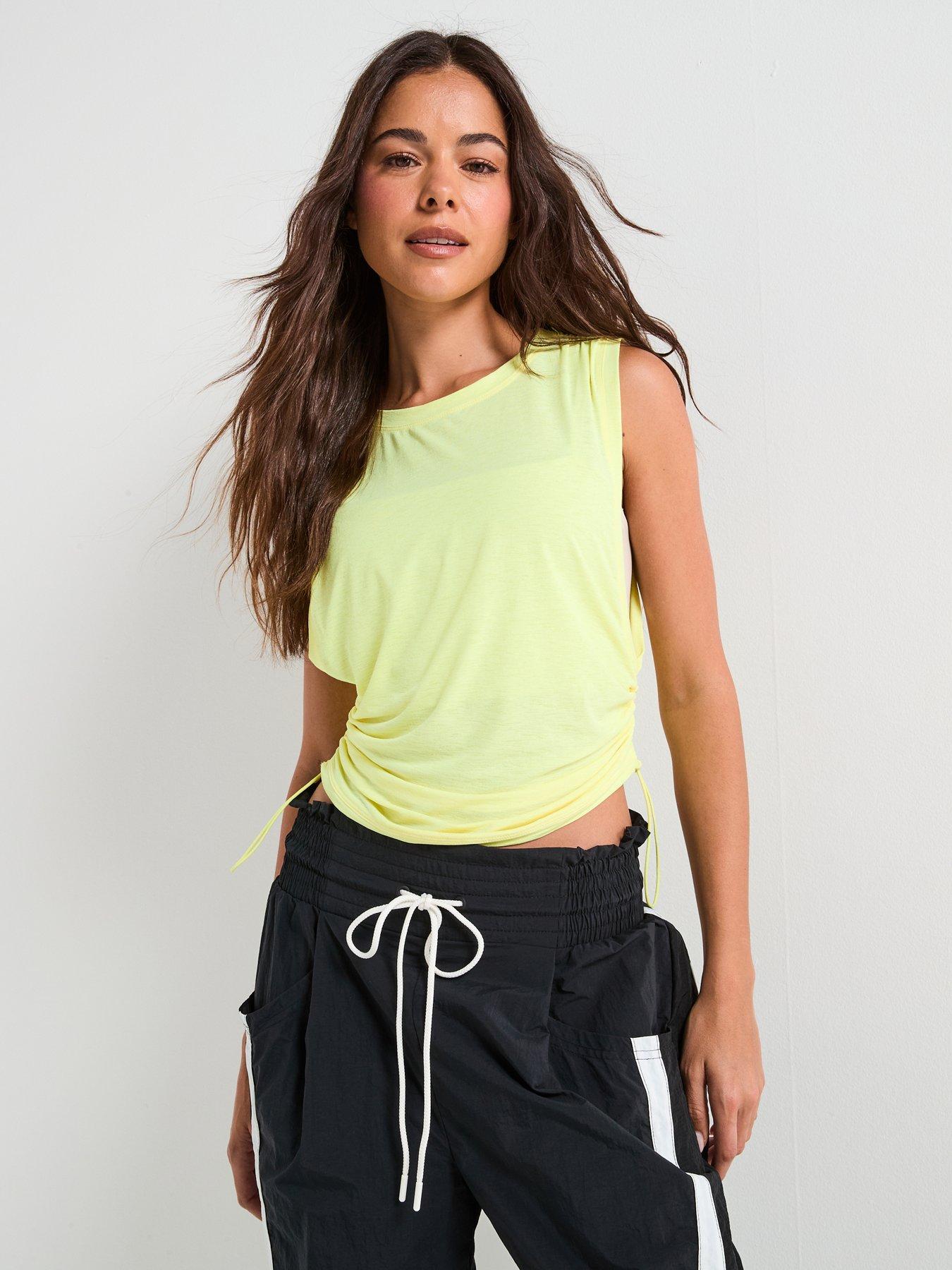 Image 6 of 6 of FP Movement Womens Training Sport Mode Muscle Tank - Yellow