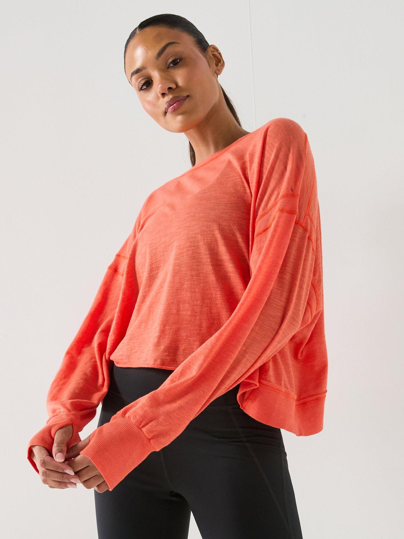 FP Movement Womens Training My Time Long Sleeve Top - Orange