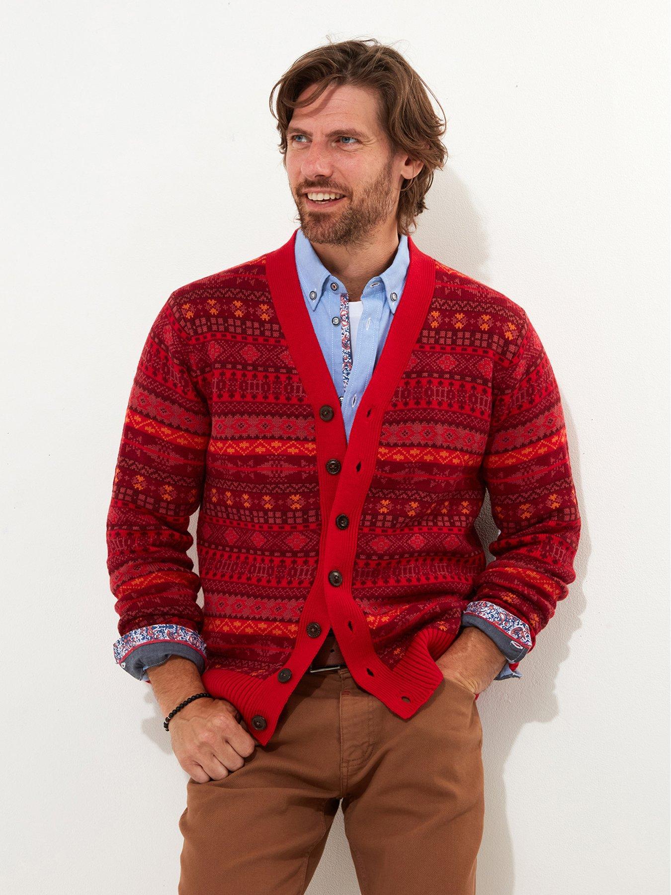 joe-browns-fair-isle-v-neck-knitted-cardigan-red