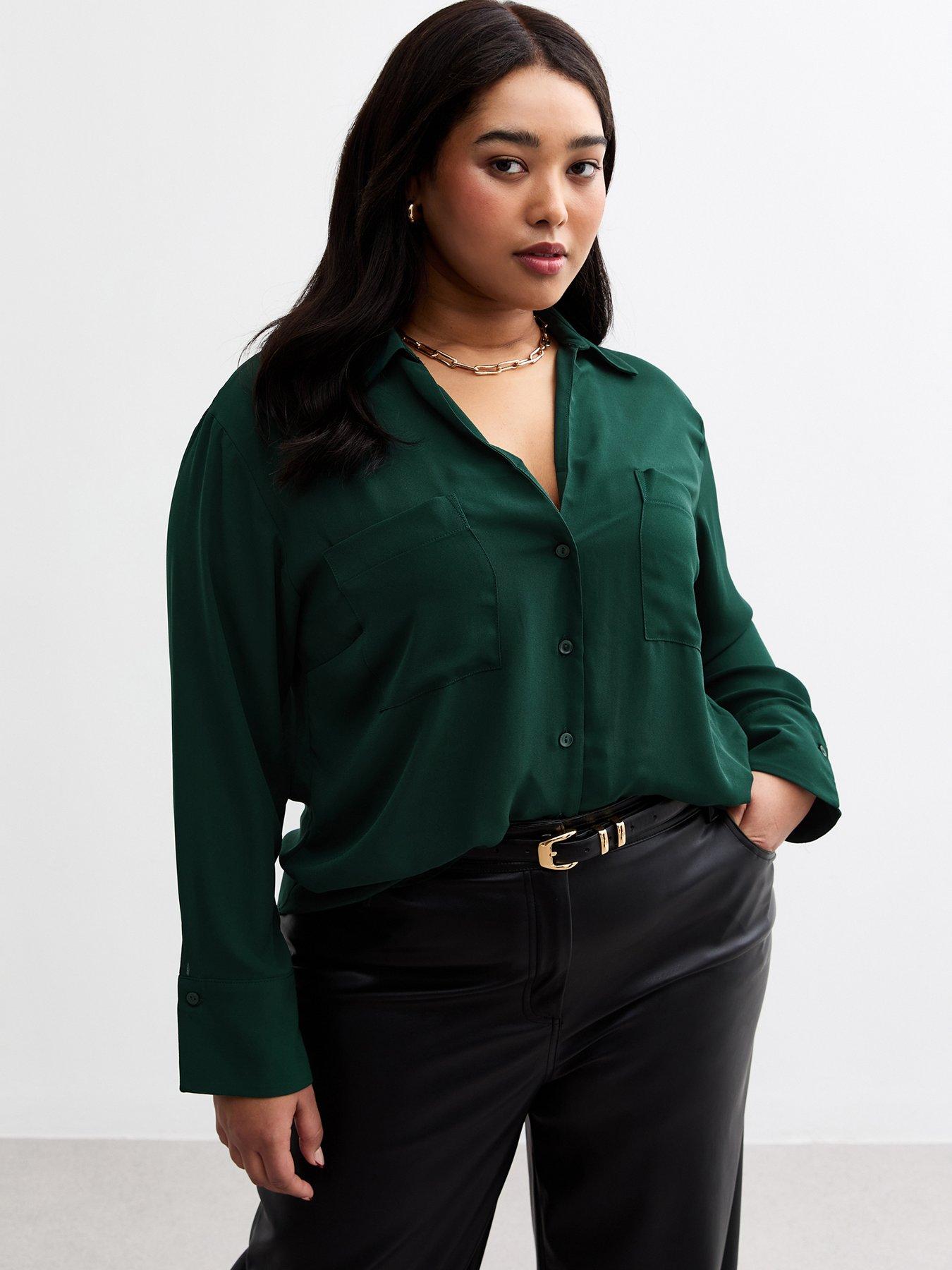 new-look-curves-crepe-shirt-green