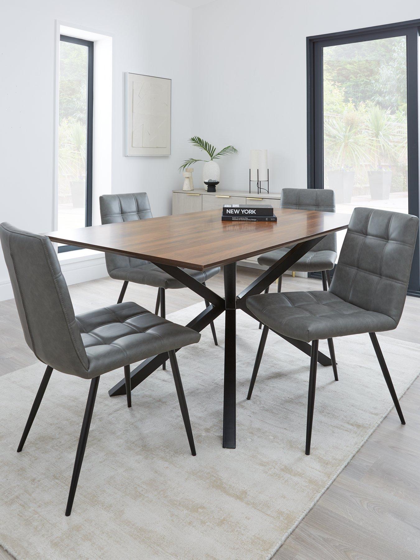 the-very-collection-chopstick-160-cm-rectangle-wood-top-dining-table-4-harlem-grey-chairs-fscreg-certified