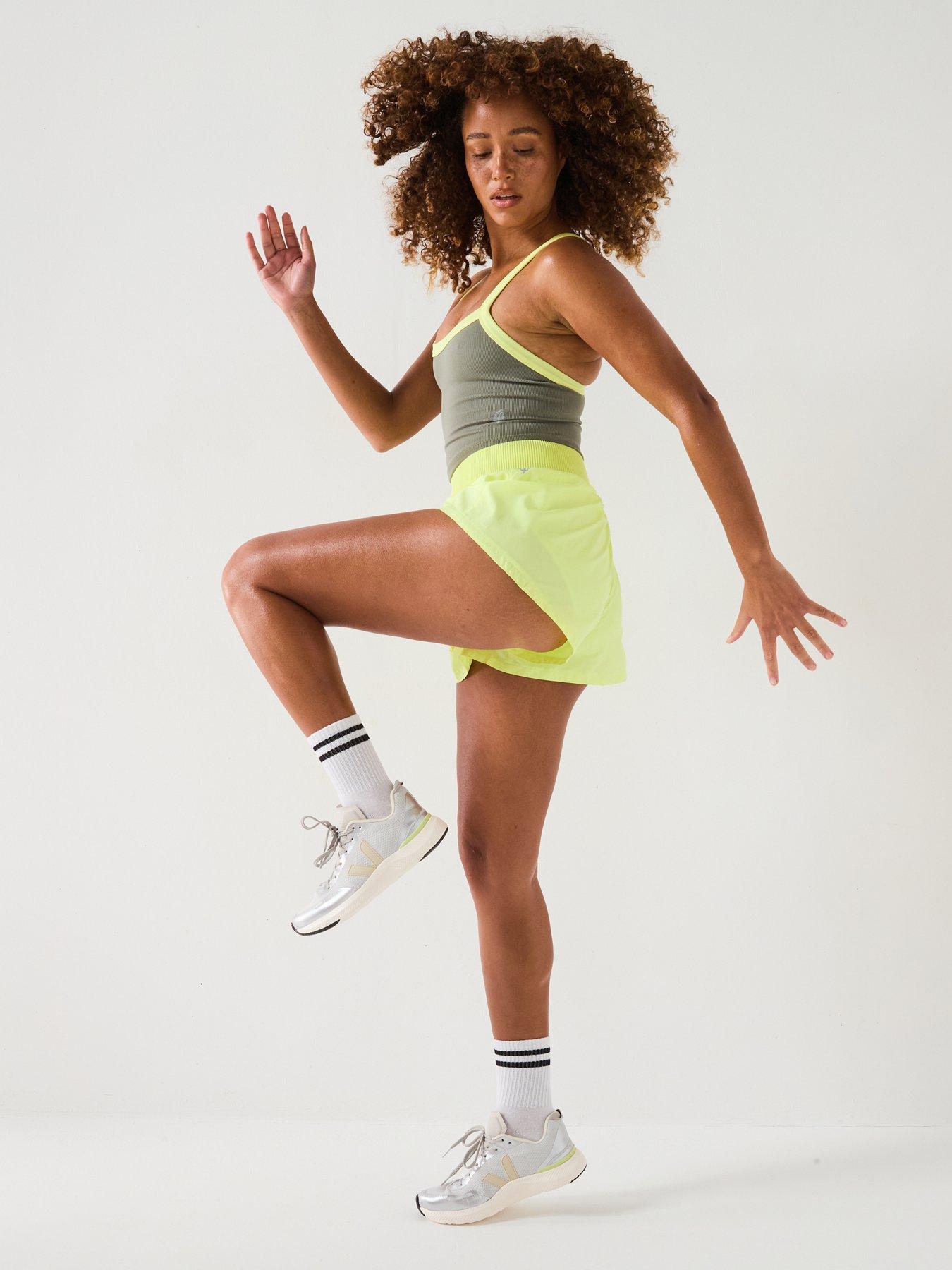 Image 3 of 6 of FP Movement Womens Training Carpe Diem Shorts - Yellow
