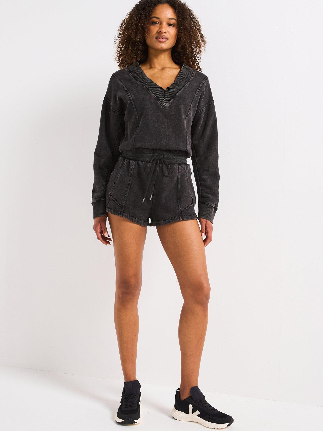 Image 3 of 5 of FP Movement Womens Training Intercept Romper - Black