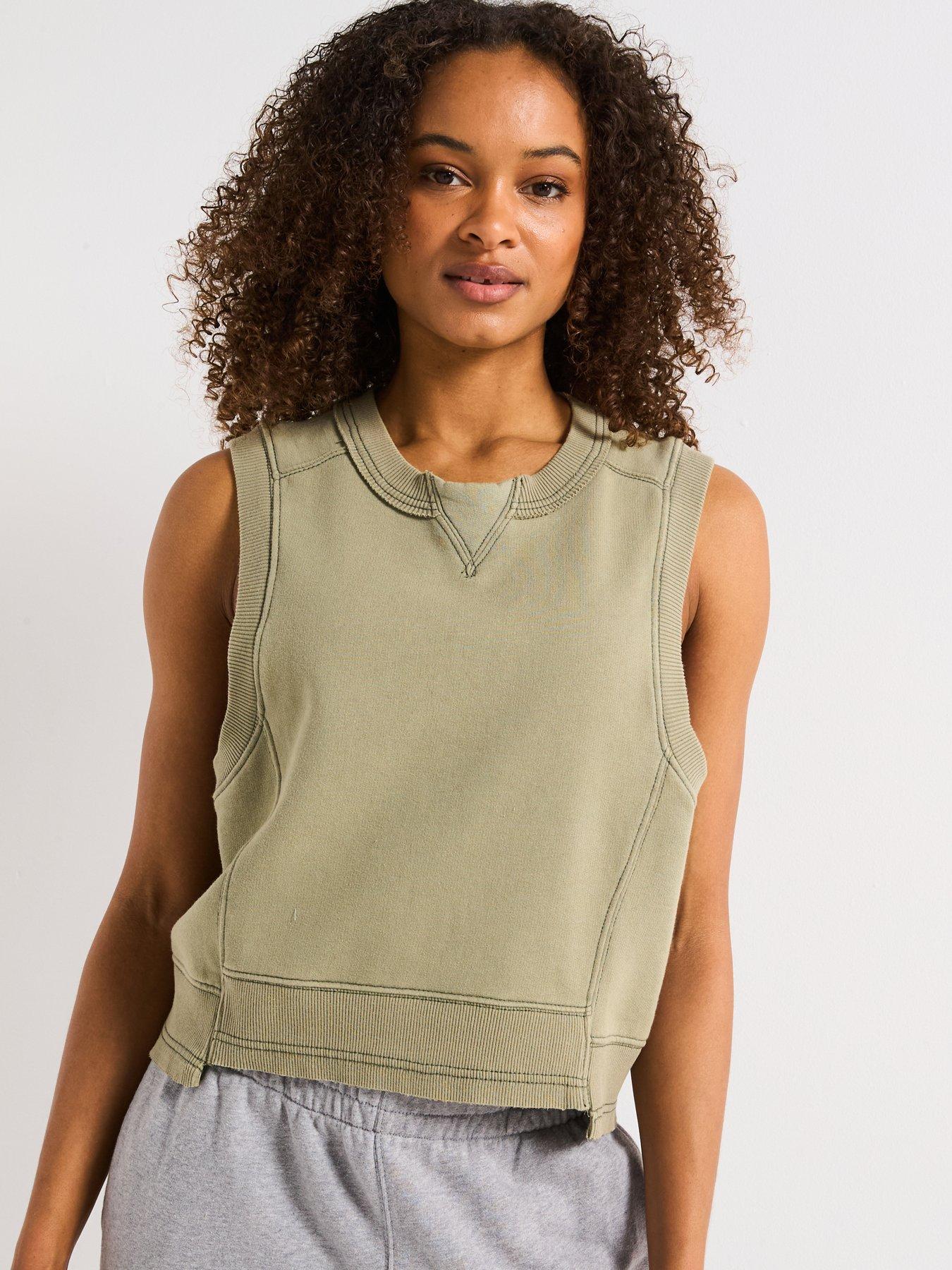 Image 1 of 5 of FP Movement Womens Training Intercept Tank - Green