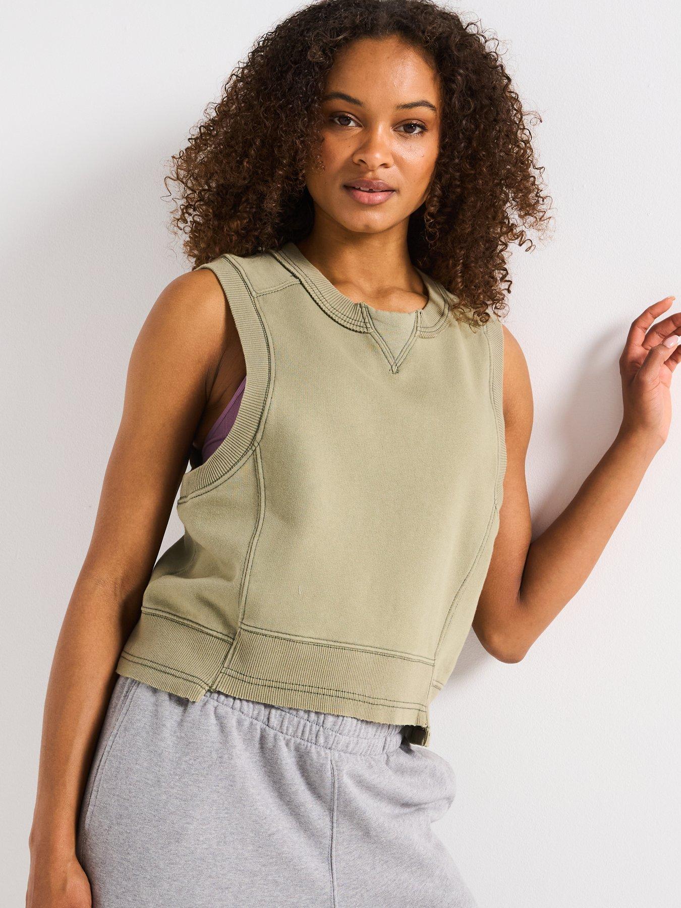 Image 4 of 5 of FP Movement Womens Training Intercept Tank - Green