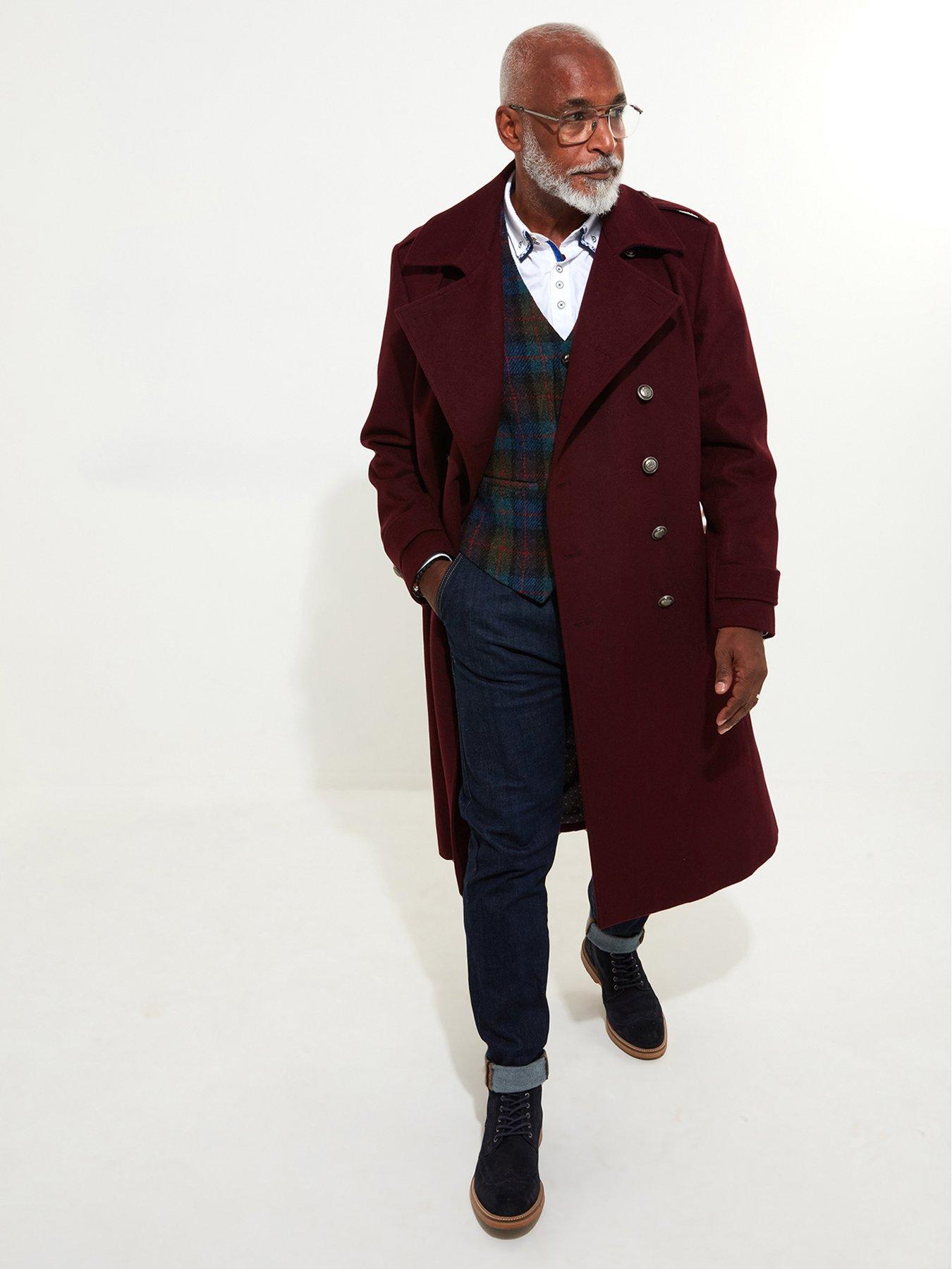 joe-browns-double-breasted-longline-military-overcoat-dark-redstillFront