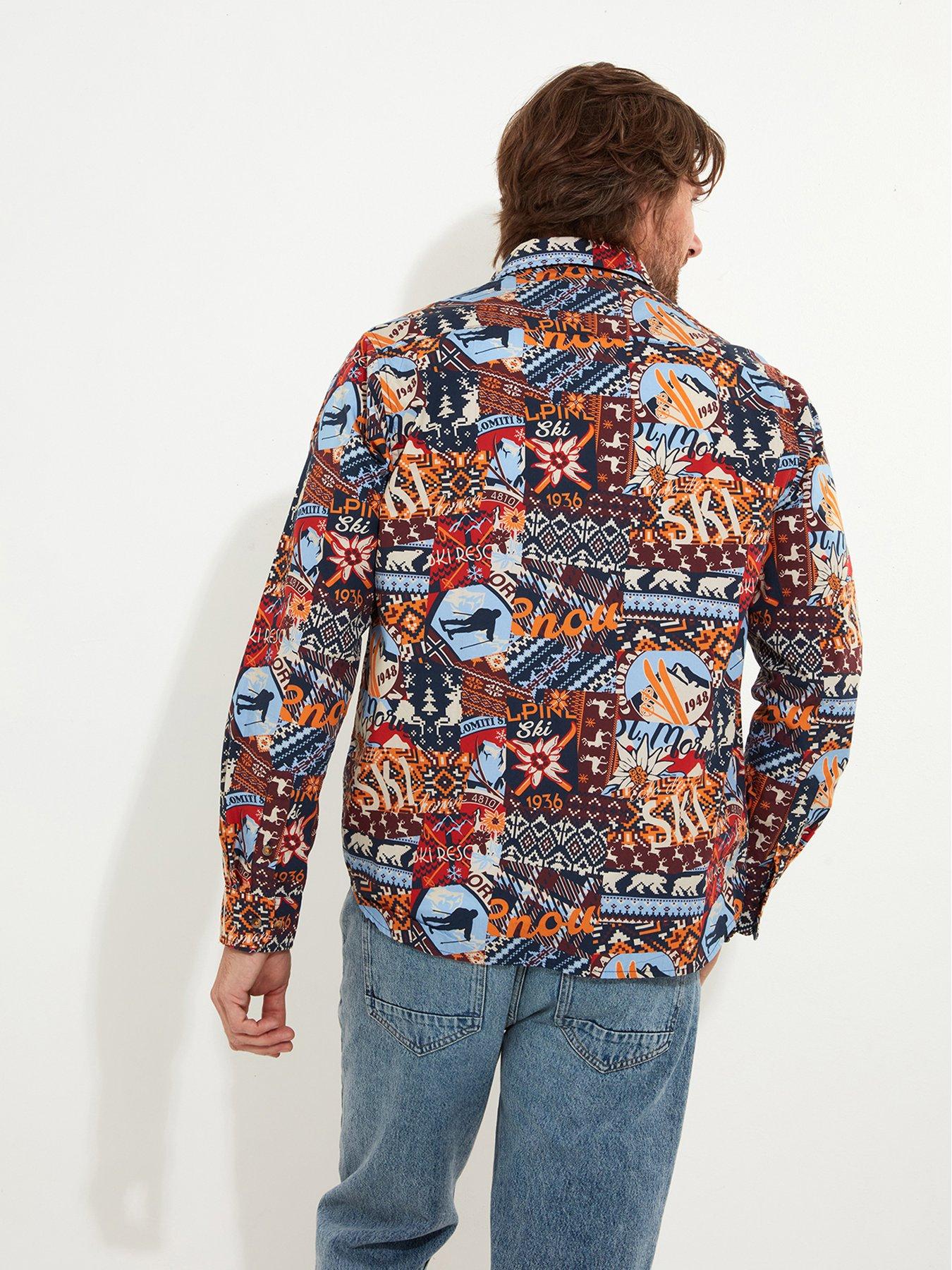 joe-browns-winter-ski-patchwork-shirt-yellowstillFront