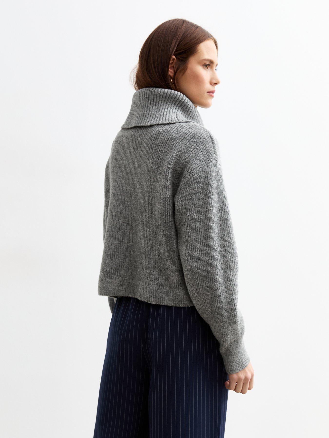 new-look-grey-ribbed-knit-half-zip-jumperstillFront