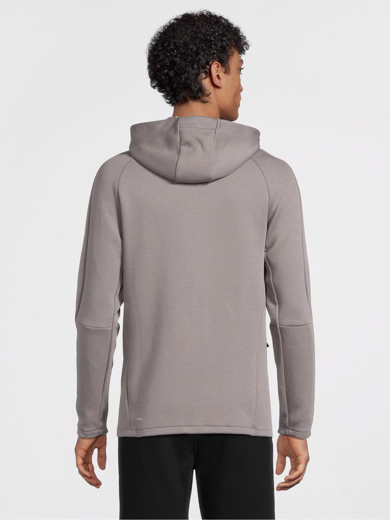 Image 2 of 6 of Puma Mens Evostripe Full-Zip Hoodie - Cast Iron
