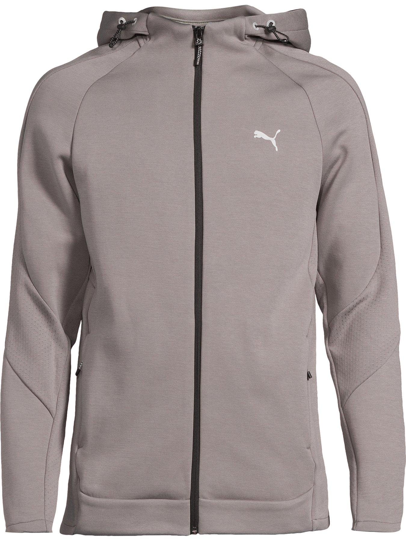 Image 6 of 6 of Puma Mens Evostripe Full-Zip Hoodie - Cast Iron
