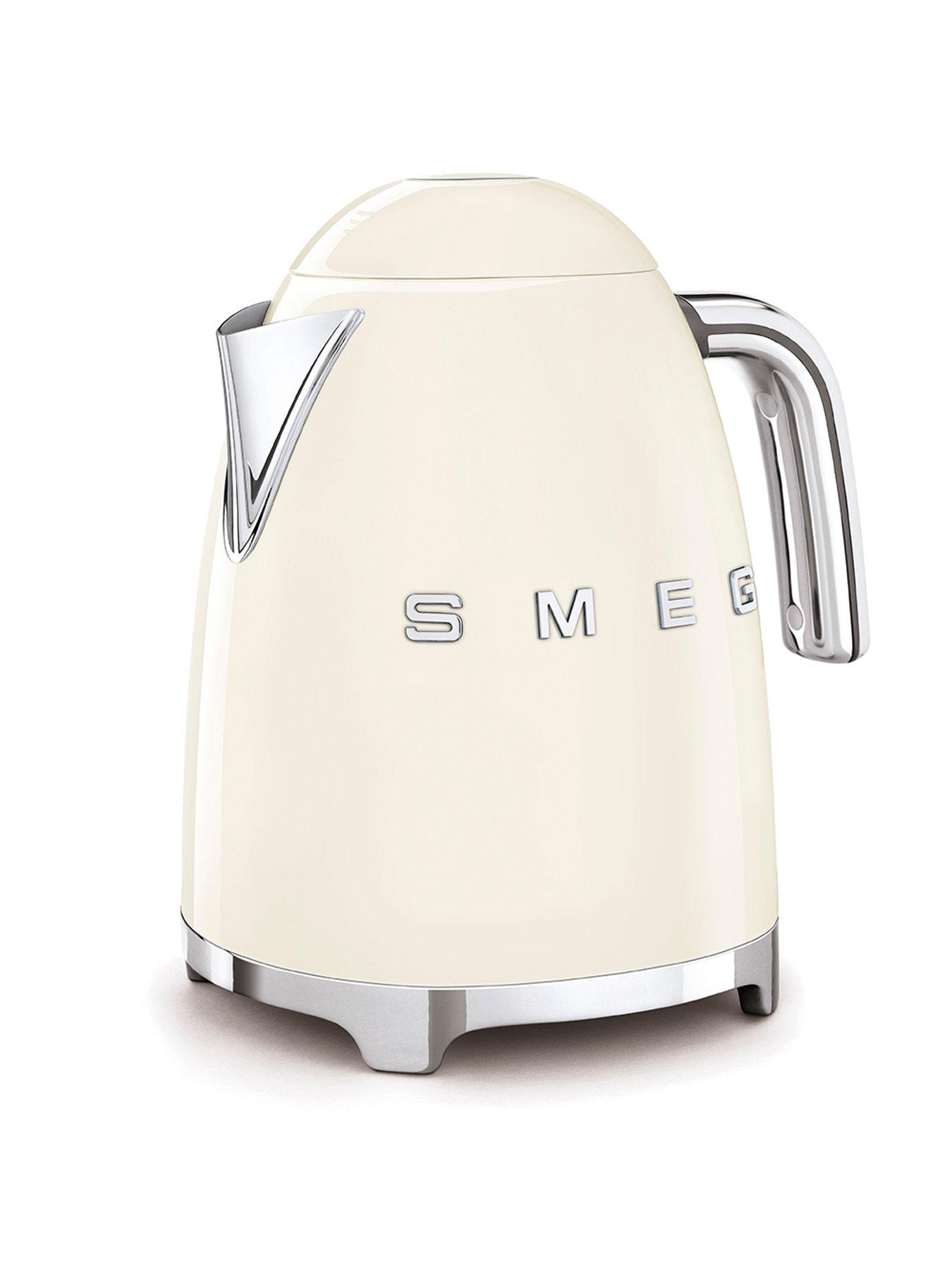 Image 2 of 7 of Smeg 50's Style Kettle and 2 Slice Toaster, Cream