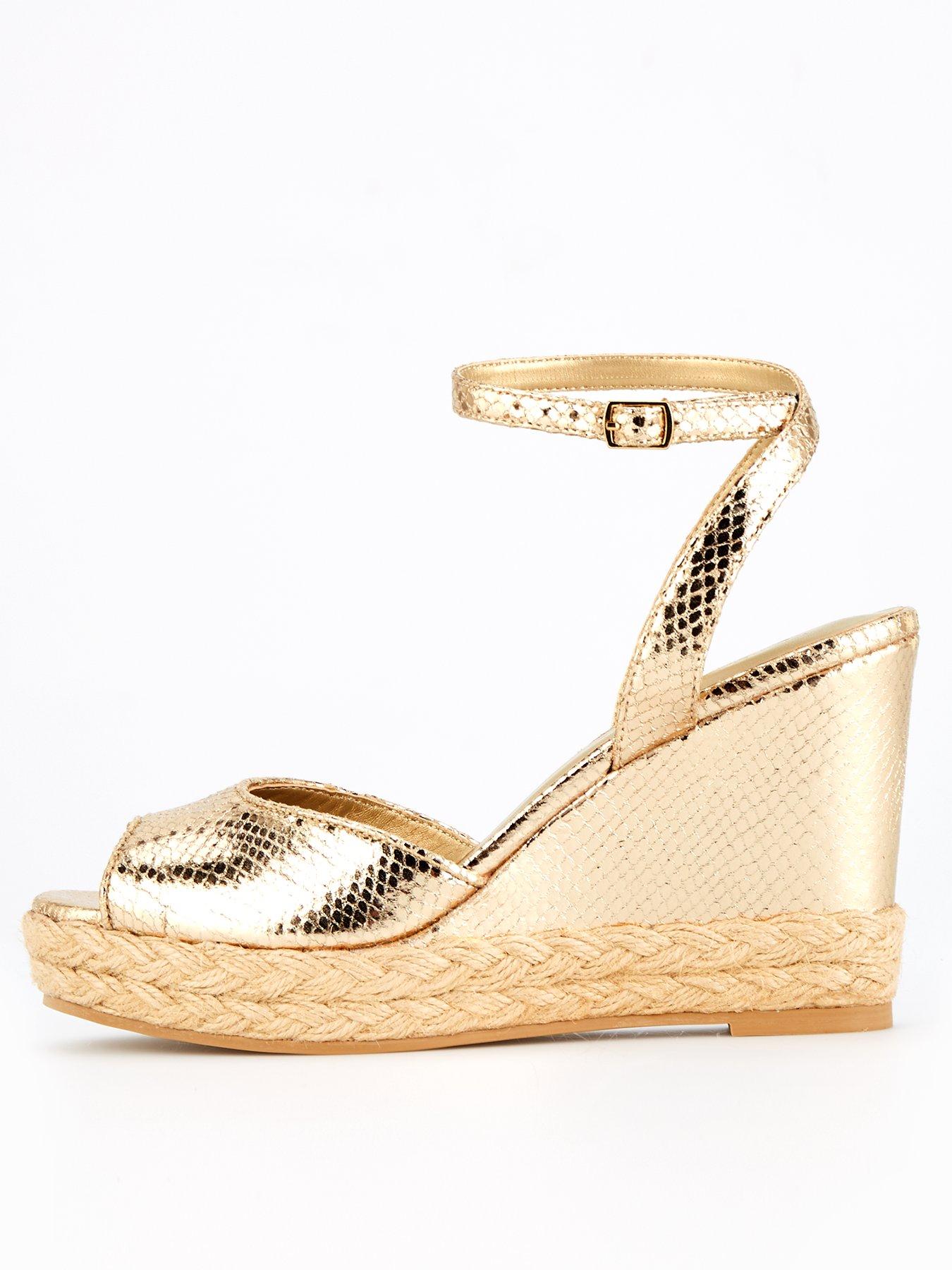 V by Very Peep Toe Wedge