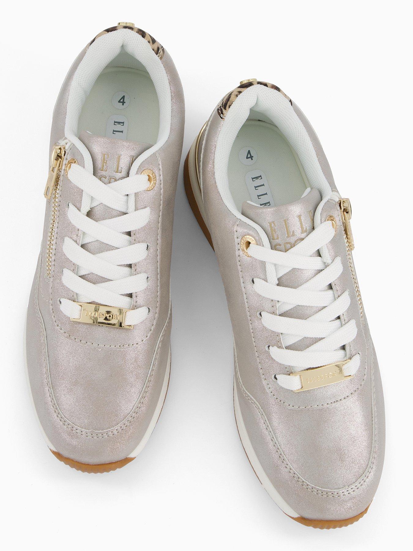 Image 3 of 7 of Elle Sport Sports Wedge Trainer - Silver