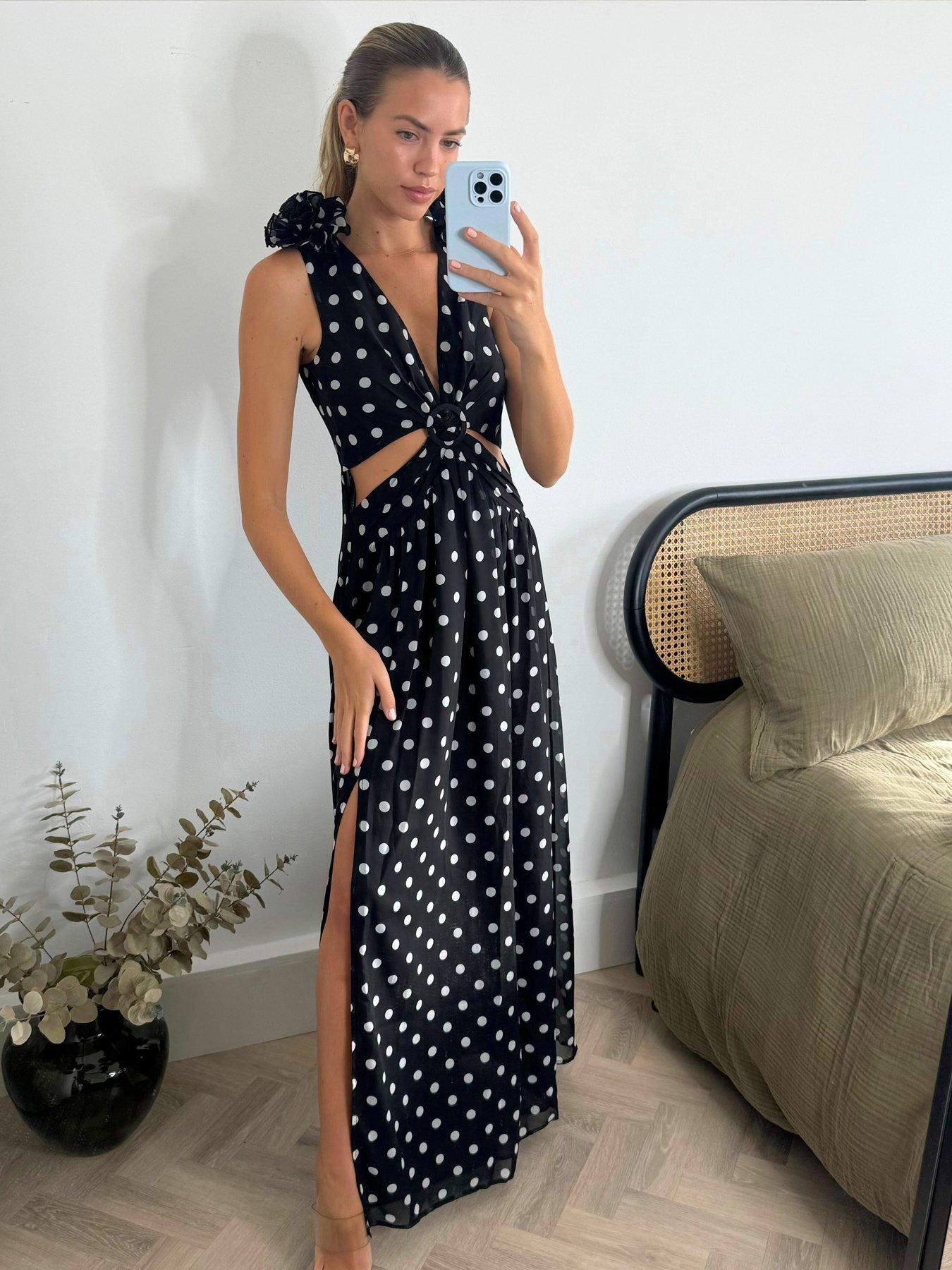 Style Cheat Layla Spotted Dress - Multi