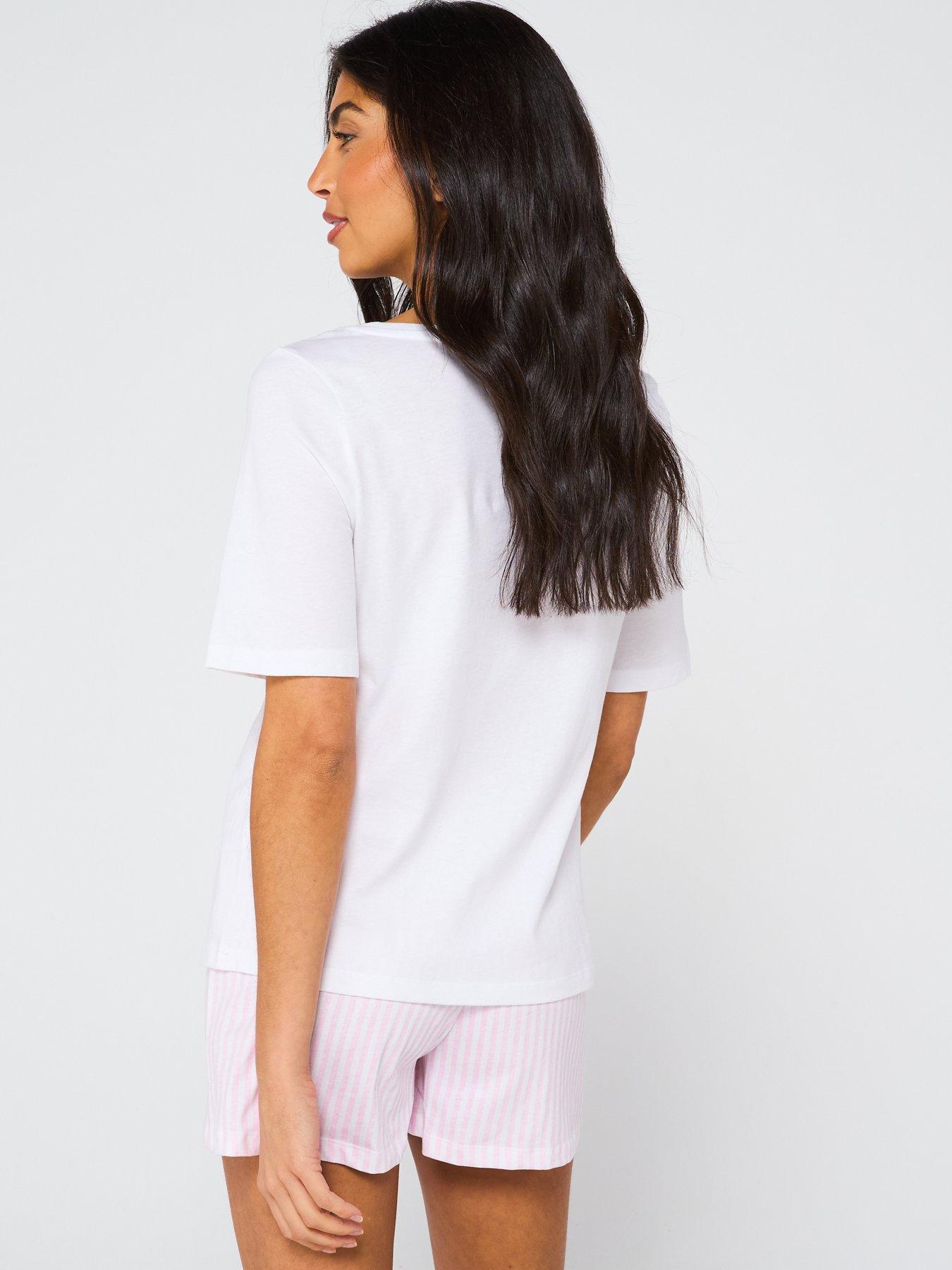 Image 2 of 6 of Everyday Bride Short Sleeve Short Pyjama Set - Cream