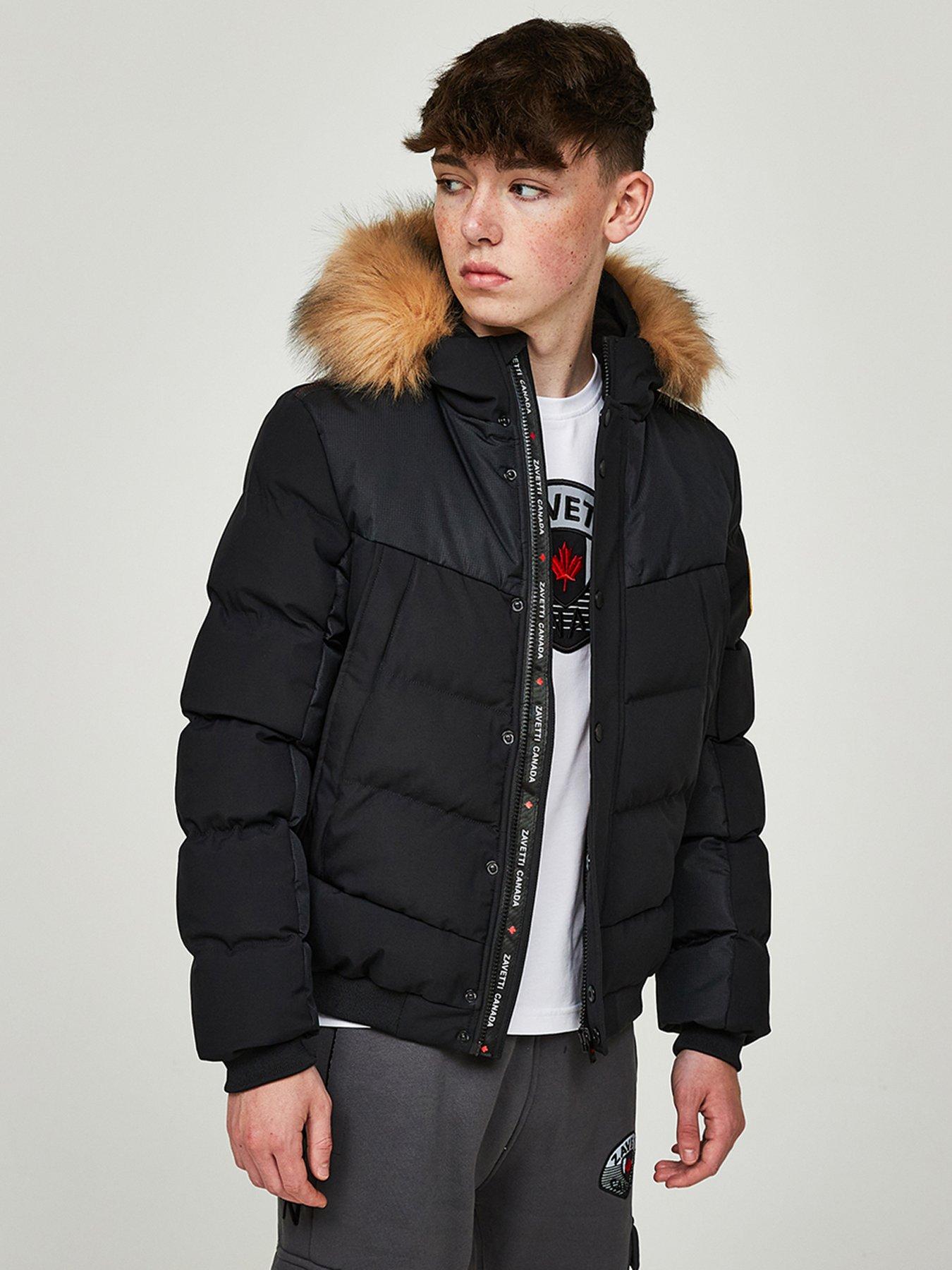 zavetti-canada-older-boys-garbantini-bomber-parka-jacket-blackoutfit