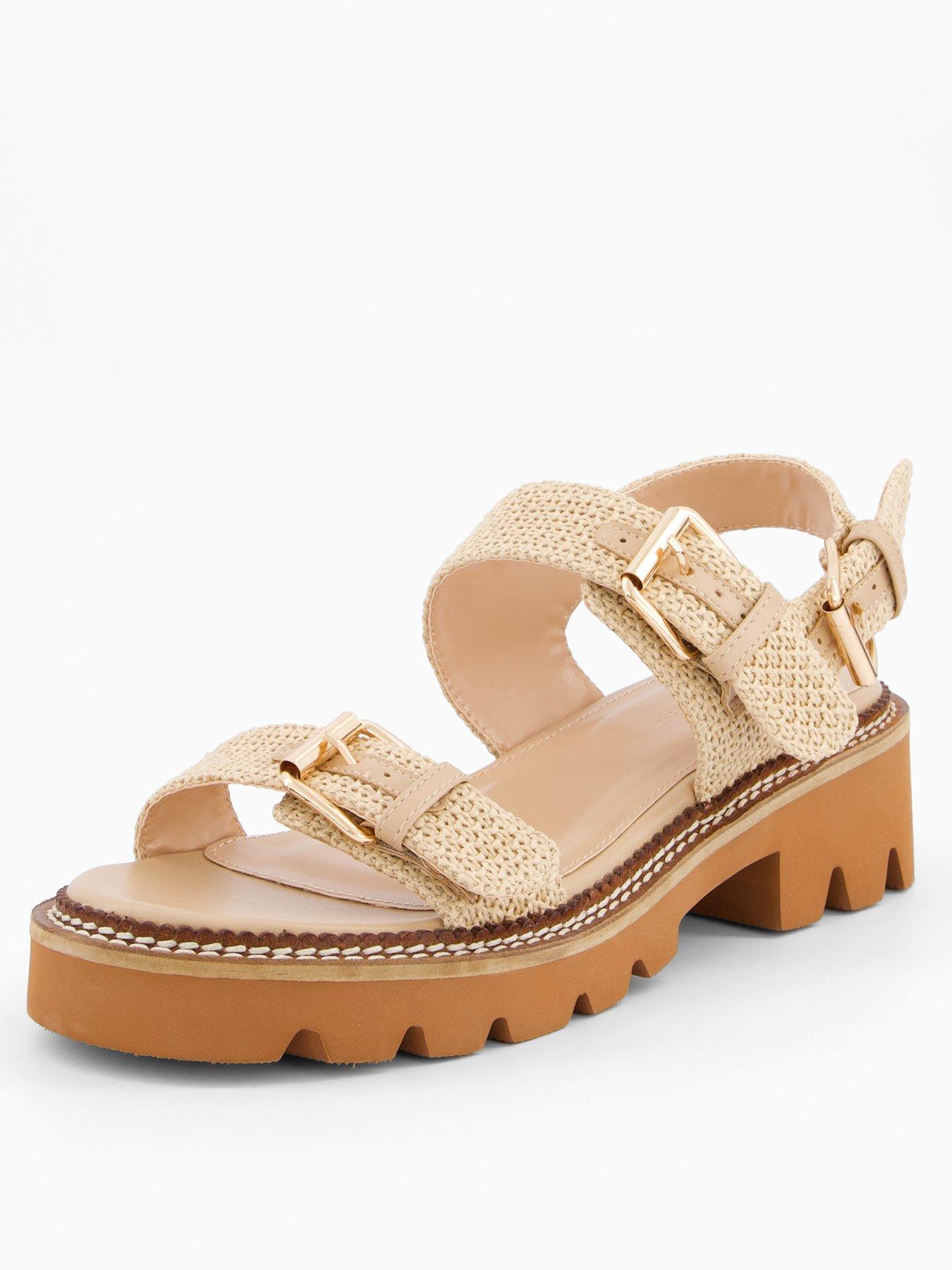 v-by-very-raffia-chunky-buckle-sandalstillFront