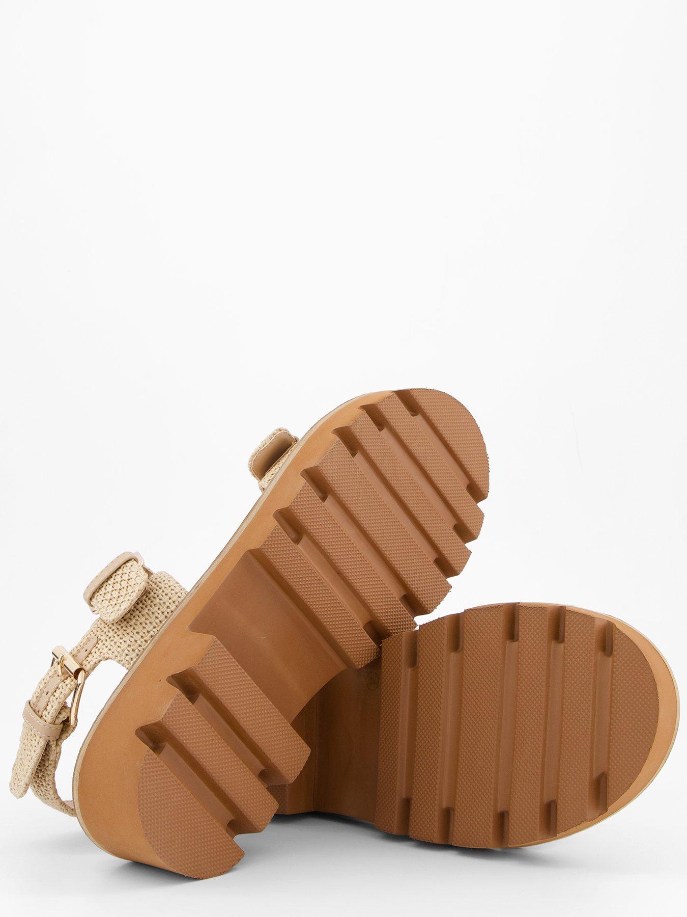 v-by-very-raffia-chunky-buckle-sandaldetail