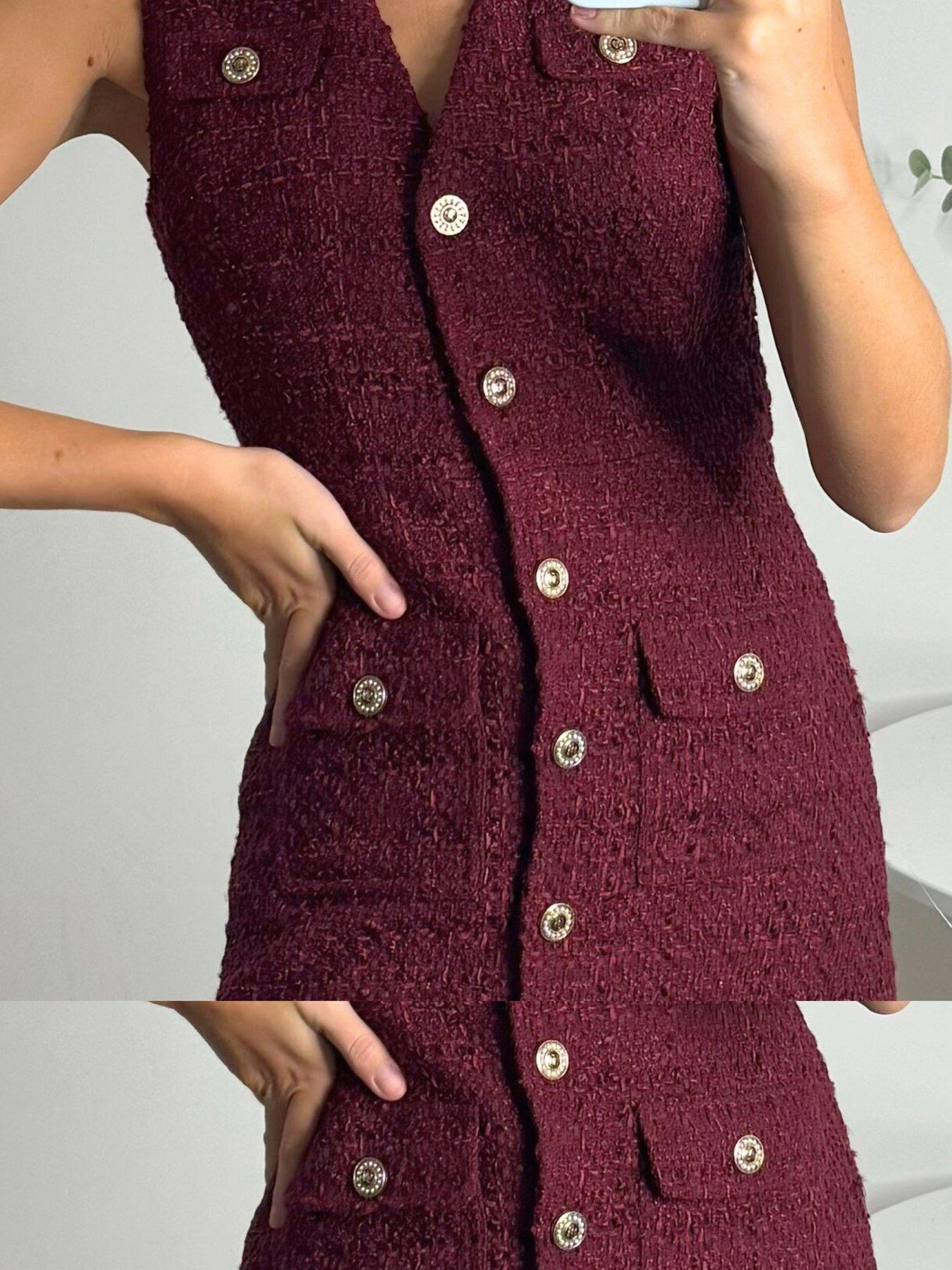 style-cheat-textured-button-detail-dress-burgundyoutfit