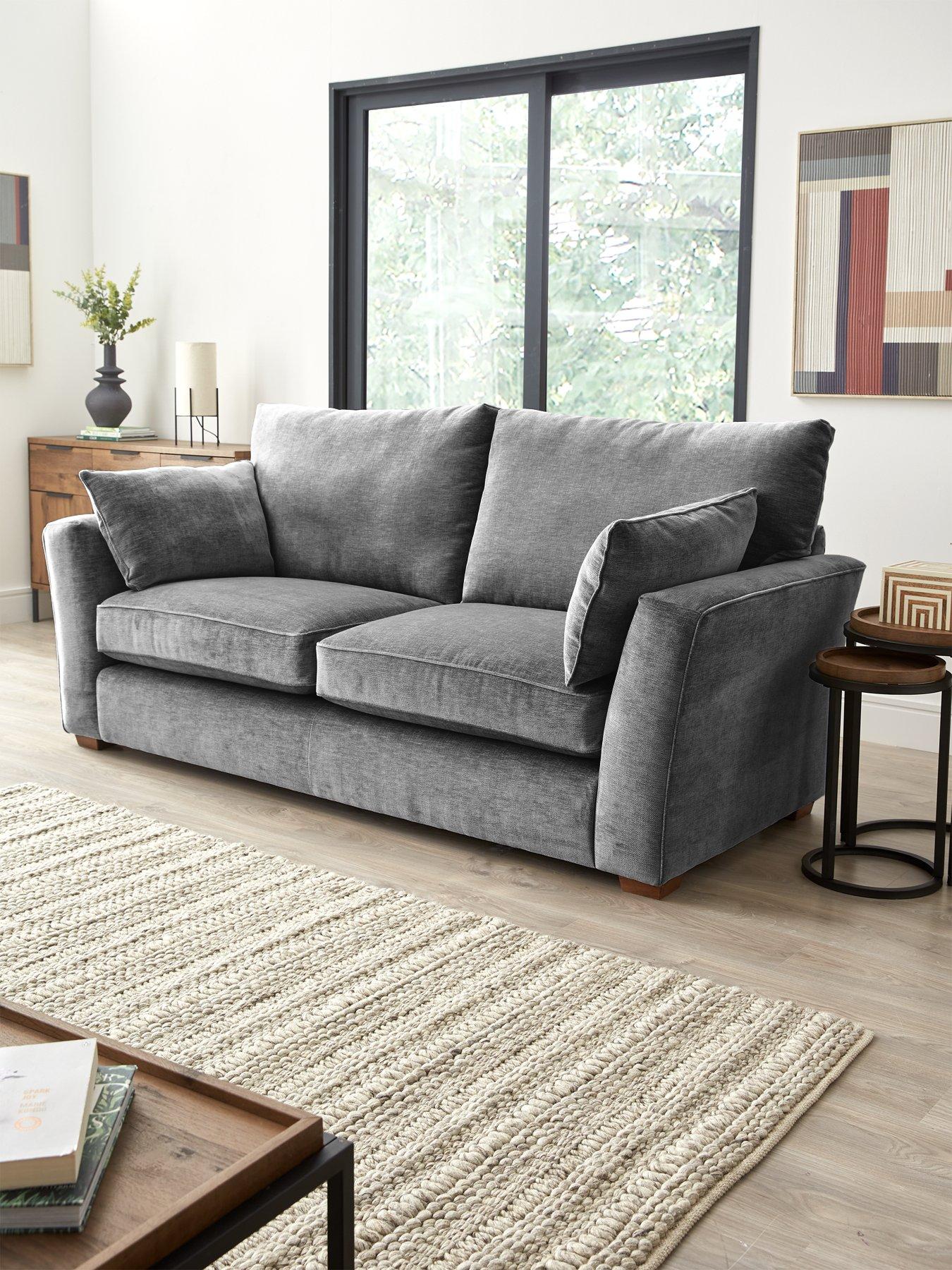 The Very Collection Strata 4 Seater Fabric Sofa - Made to order in the UK