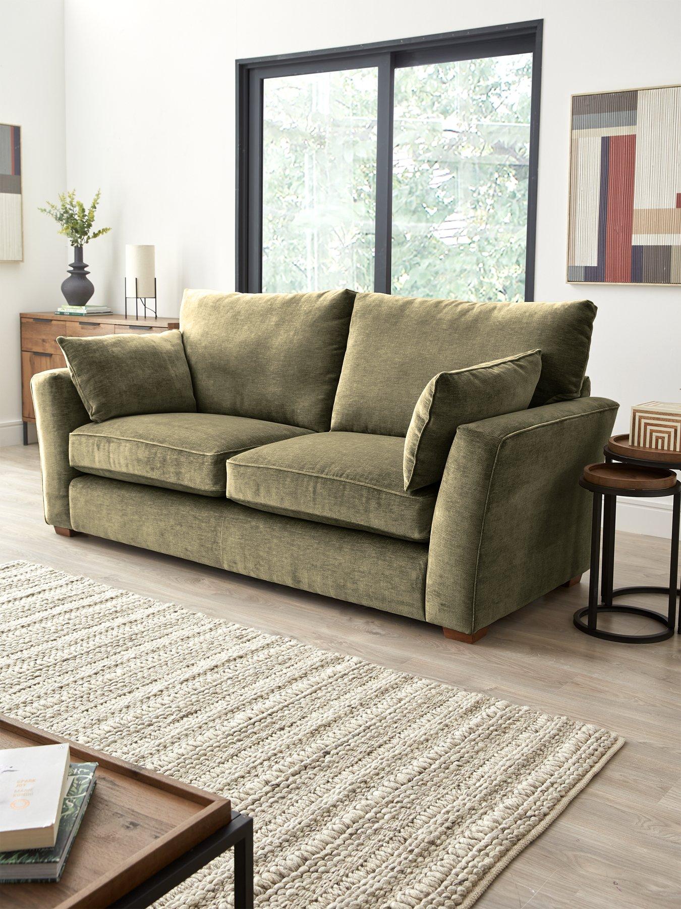 The Very Collection Strata 4 Seater Fabric Sofa - Made to order in the UK